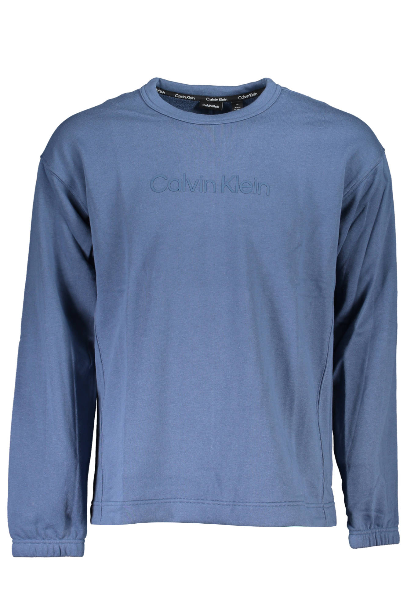CALVIN KLEIN BLUE MEN SWEATSHIRT WITHOUT ZIP