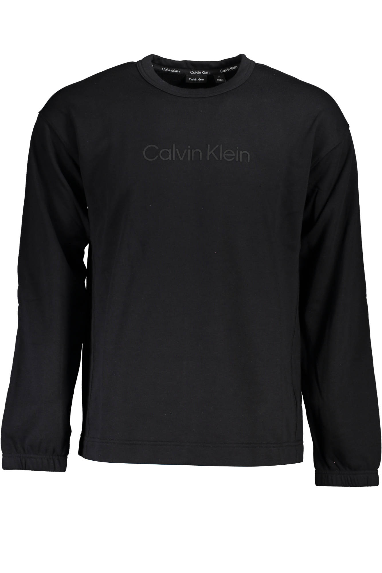 CALVIN KLEIN SWEATSHIRT WITHOUT ZIP BLACK MAN CALVIN KLEIN SWEATSHIRT WITHOUT ZIP BLACK MAN