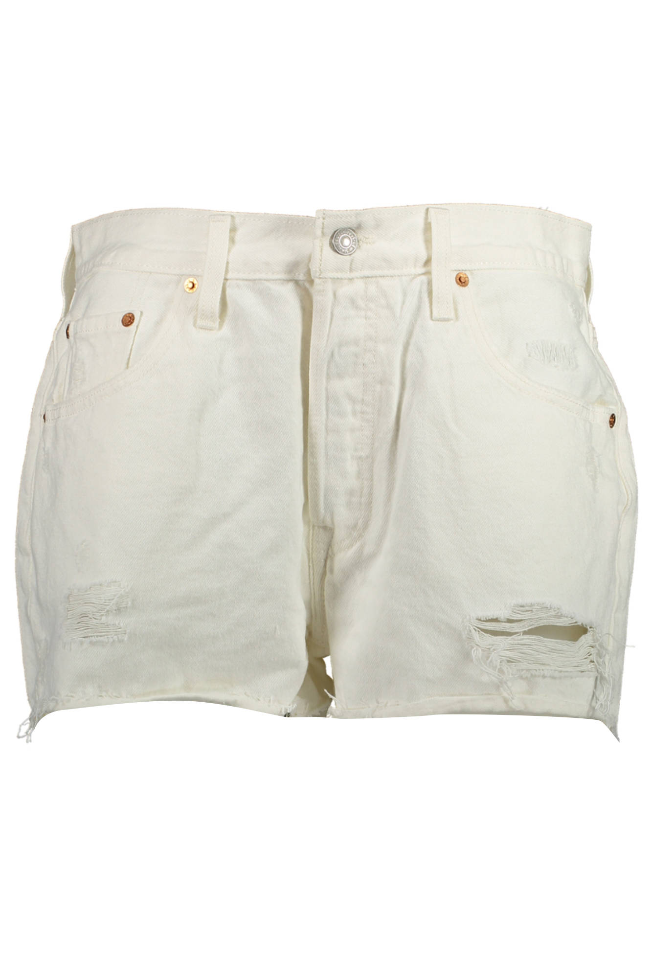 LEVI JEANS SHORT WOMAN WHITE LEVI JEANS SHORT WOMAN WHITE