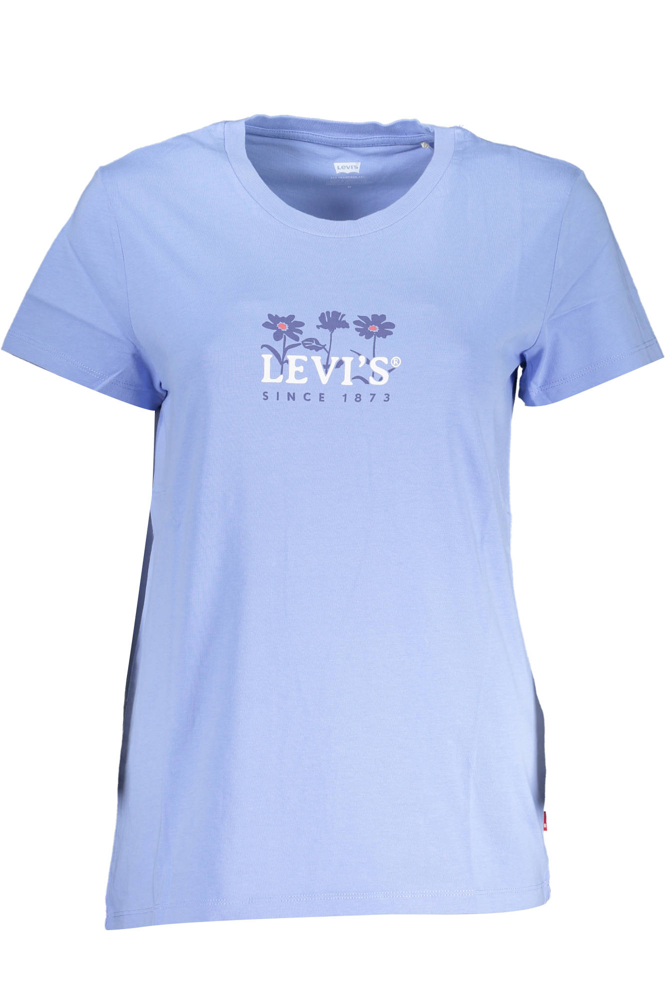 LEVI LIGHT BLUE WOMEN SHORT SLEEVE T-SHIRT LEVI LIGHT BLUE WOMEN SHORT SLEEVE T-SHIRT