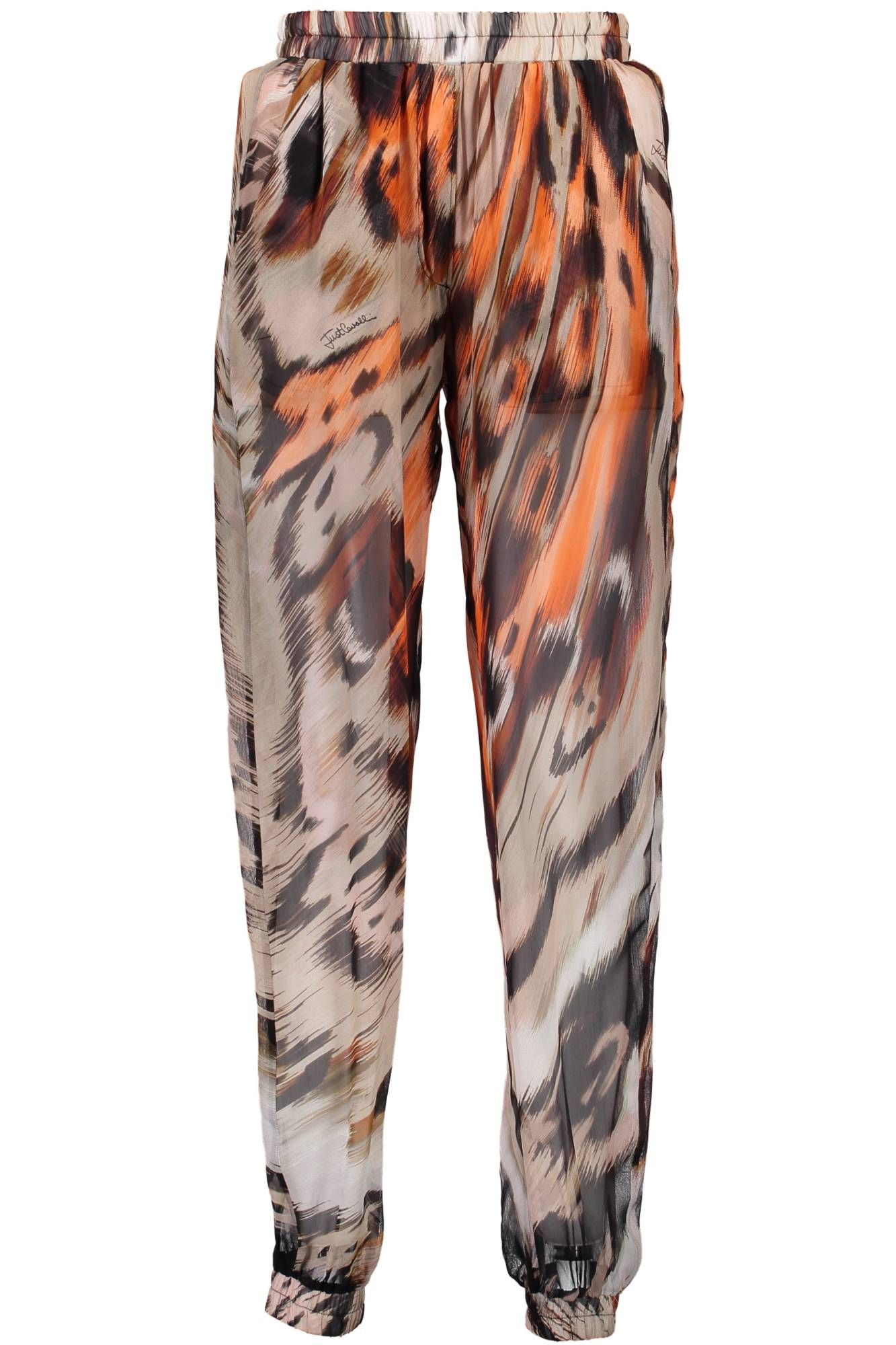 JUST CAVALLI WOMEN ORANGE TROUSERS JUST CAVALLI WOMEN ORANGE TROUSERS