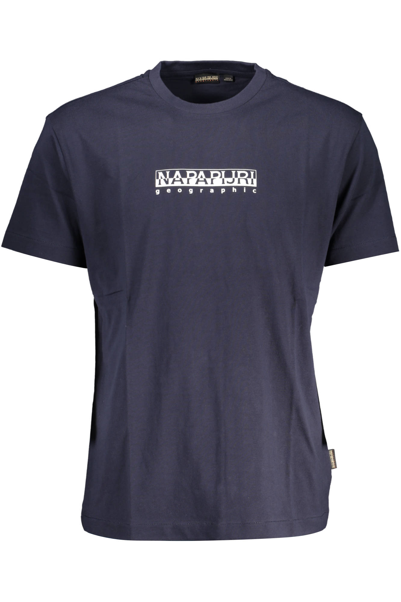 NAPAPIJRI MAN BLUE SHORT SLEEVE T-SHIRT NAPAPIJRI MAN BLUE SHORT SLEEVE T-SHIRT