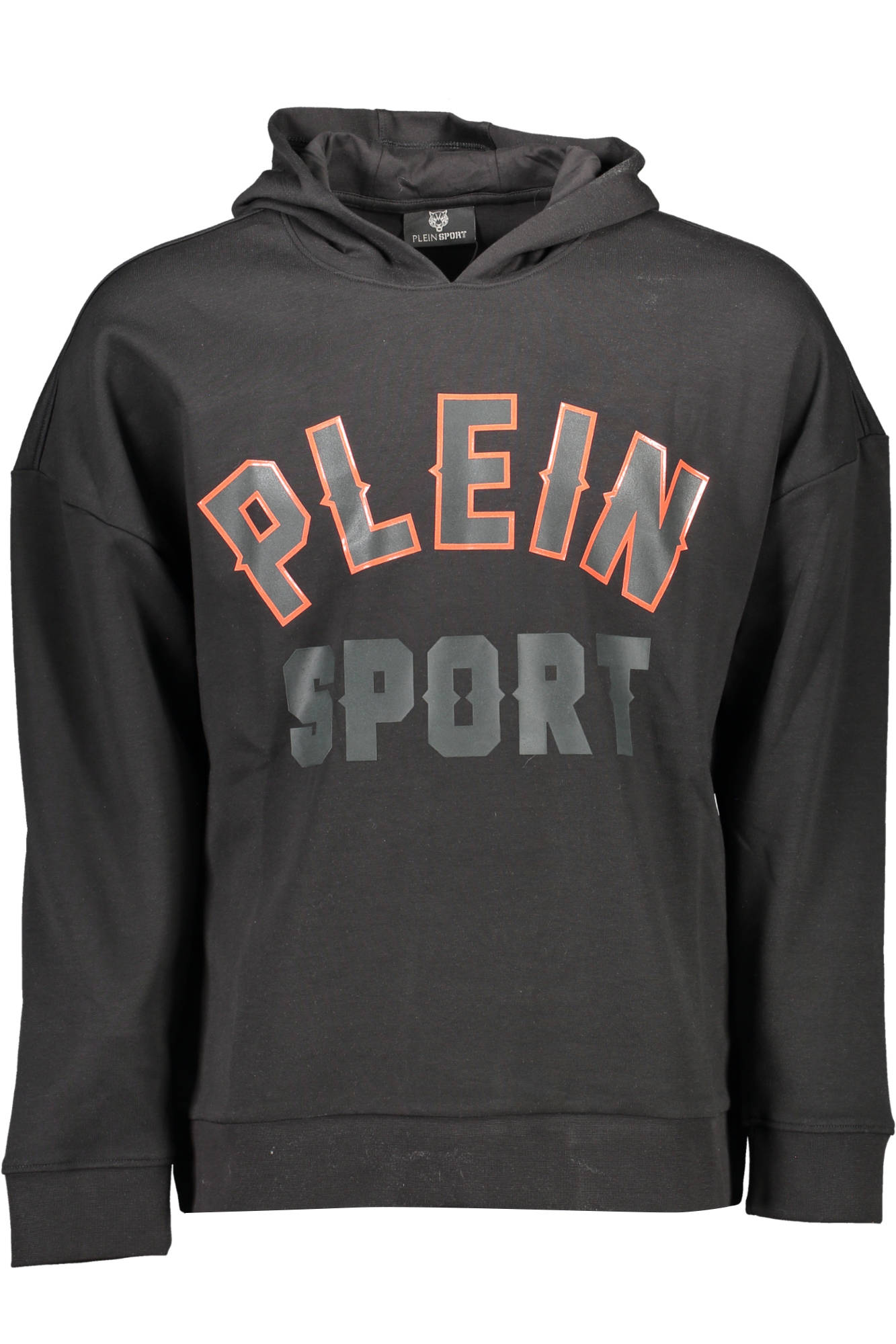 PLEIN SPORT SWEATSHIRT WITHOUT ZIP MAN BLACK PLEIN SPORT SWEATSHIRT WITHOUT ZIP MAN BLACK