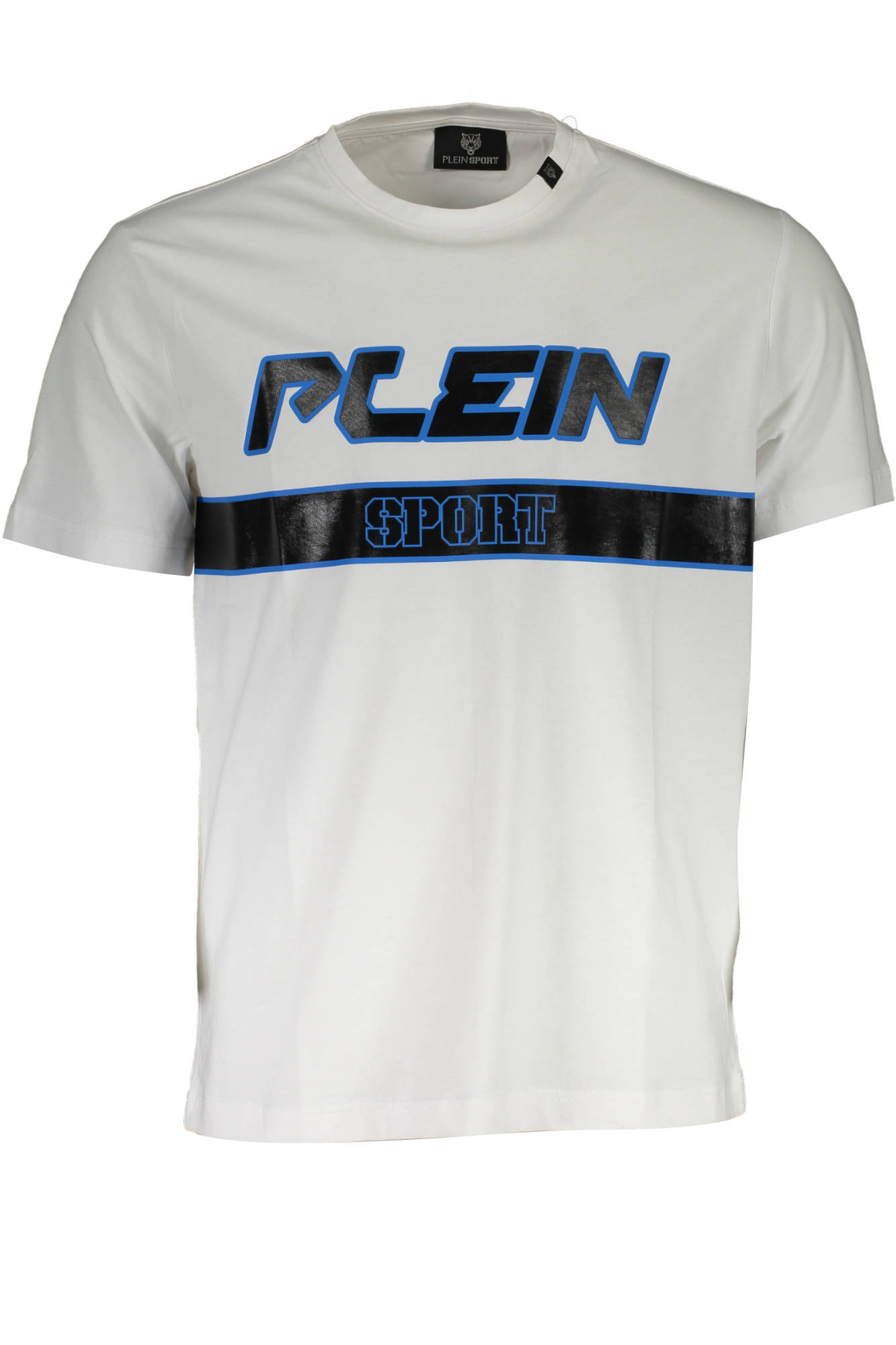 PLEIN SPORT WHITE MEN SHORT SLEEVE T-SHIRT PLEIN SPORT WHITE MEN SHORT SLEEVE T-SHIRT