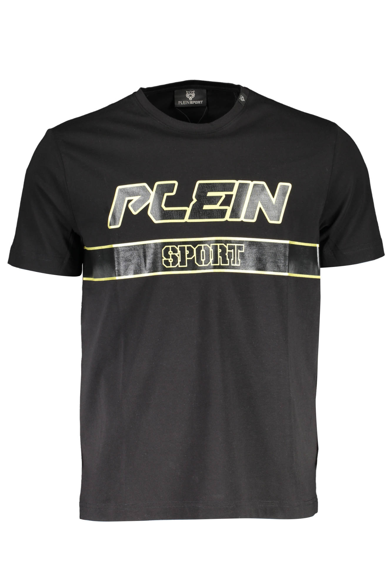 PLEIN SPORT MEN SHORT SLEEVE T-SHIRT BLACK