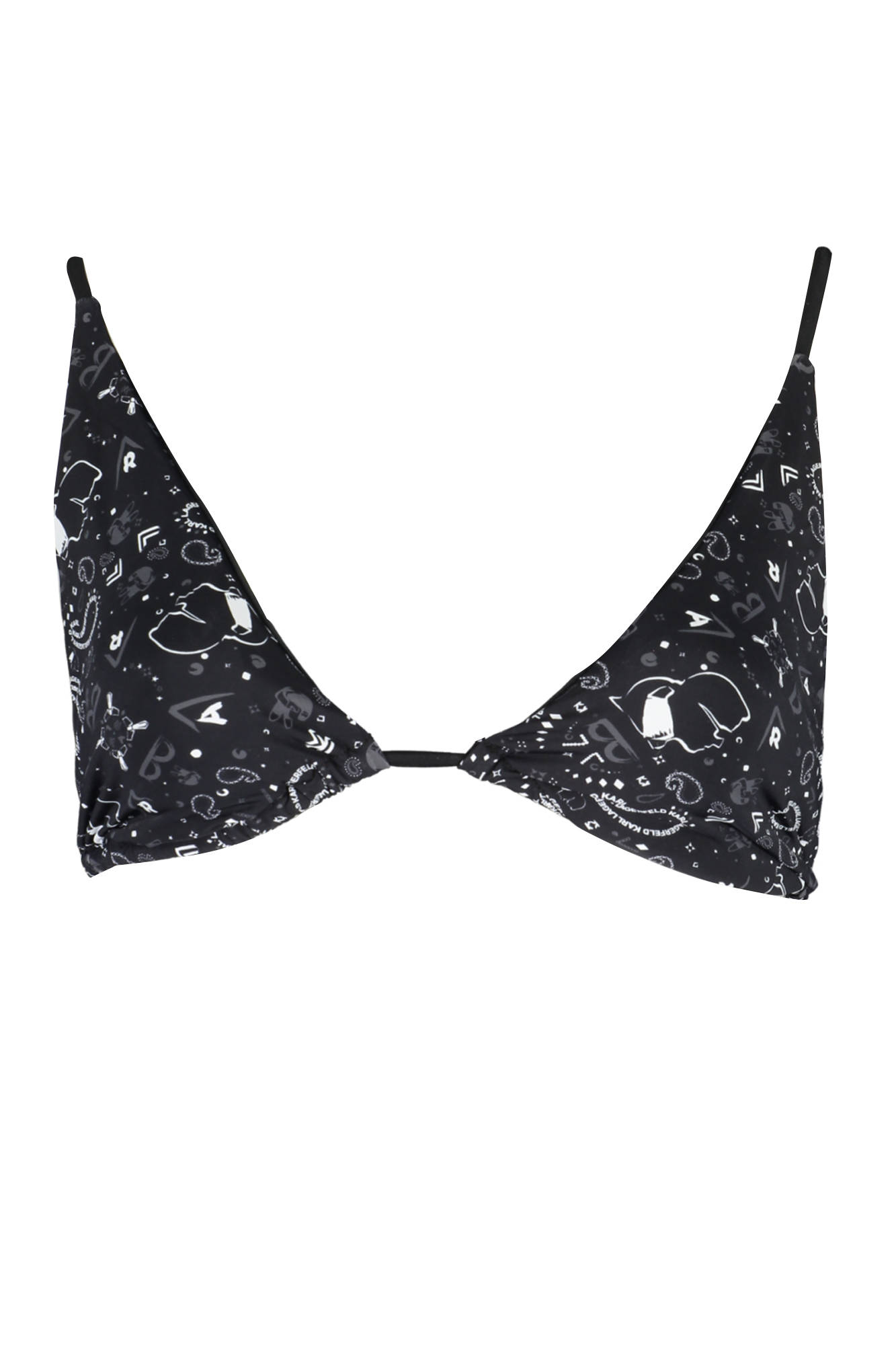 KARL LAGERFELD SWIMSUIT PARTS ABOVE WOMAN BLACK KARL LAGERFELD SWIMSUIT PARTS ABOVE WOMAN BLACK