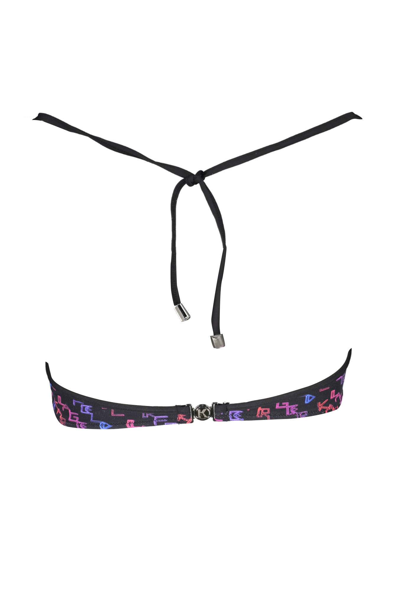 KARL LAGERFELD SWIMSUIT PARTS ABOVE WOMAN BLACK