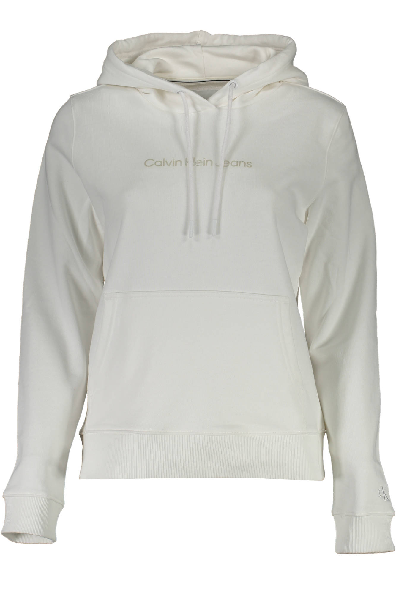 CALVIN KLEIN SWEATSHIRT WITHOUT ZIP WOMAN WHITE