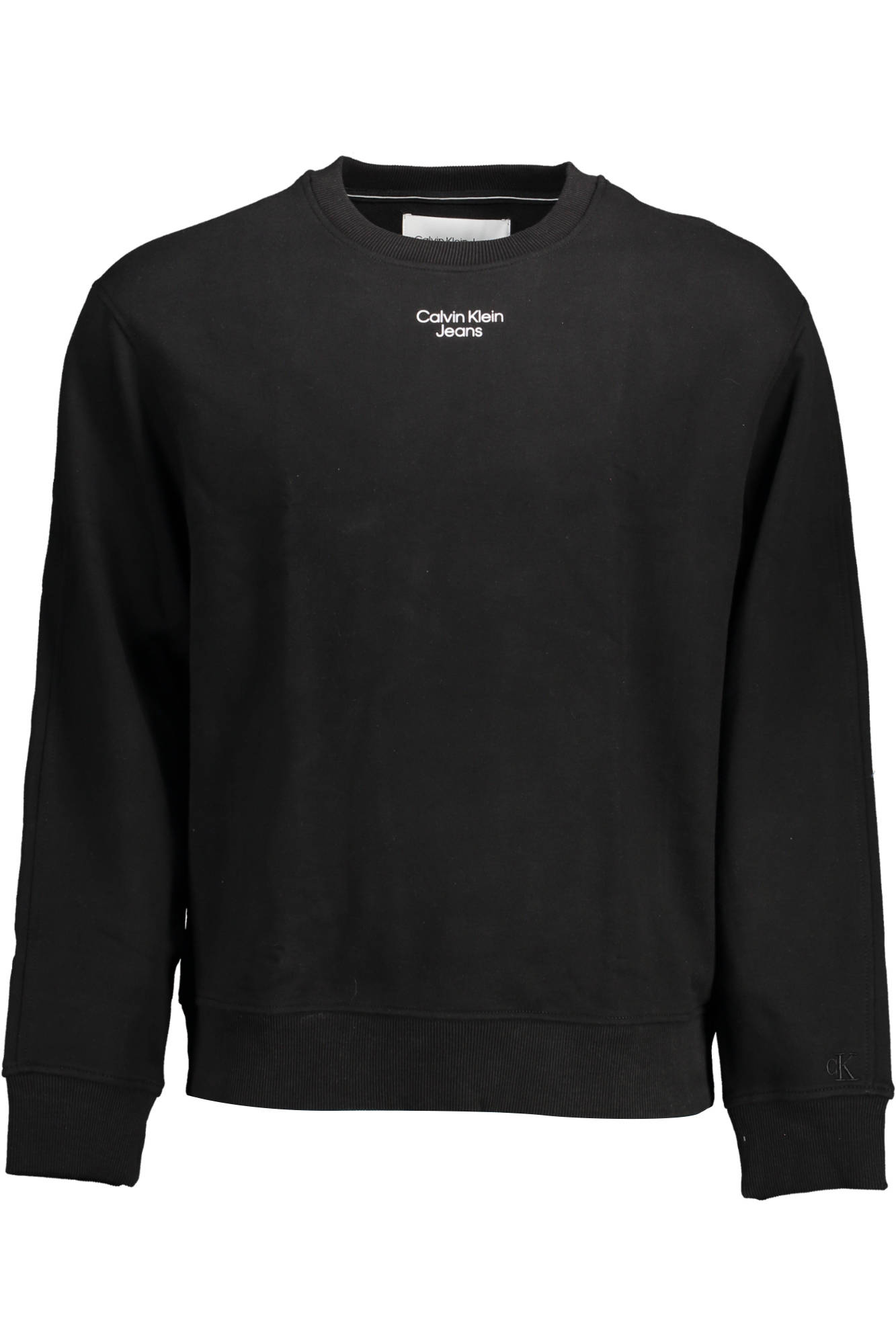 CALVIN KLEIN SWEATSHIRT WITHOUT ZIP MAN BLACK CALVIN KLEIN SWEATSHIRT WITHOUT ZIP MAN BLACK