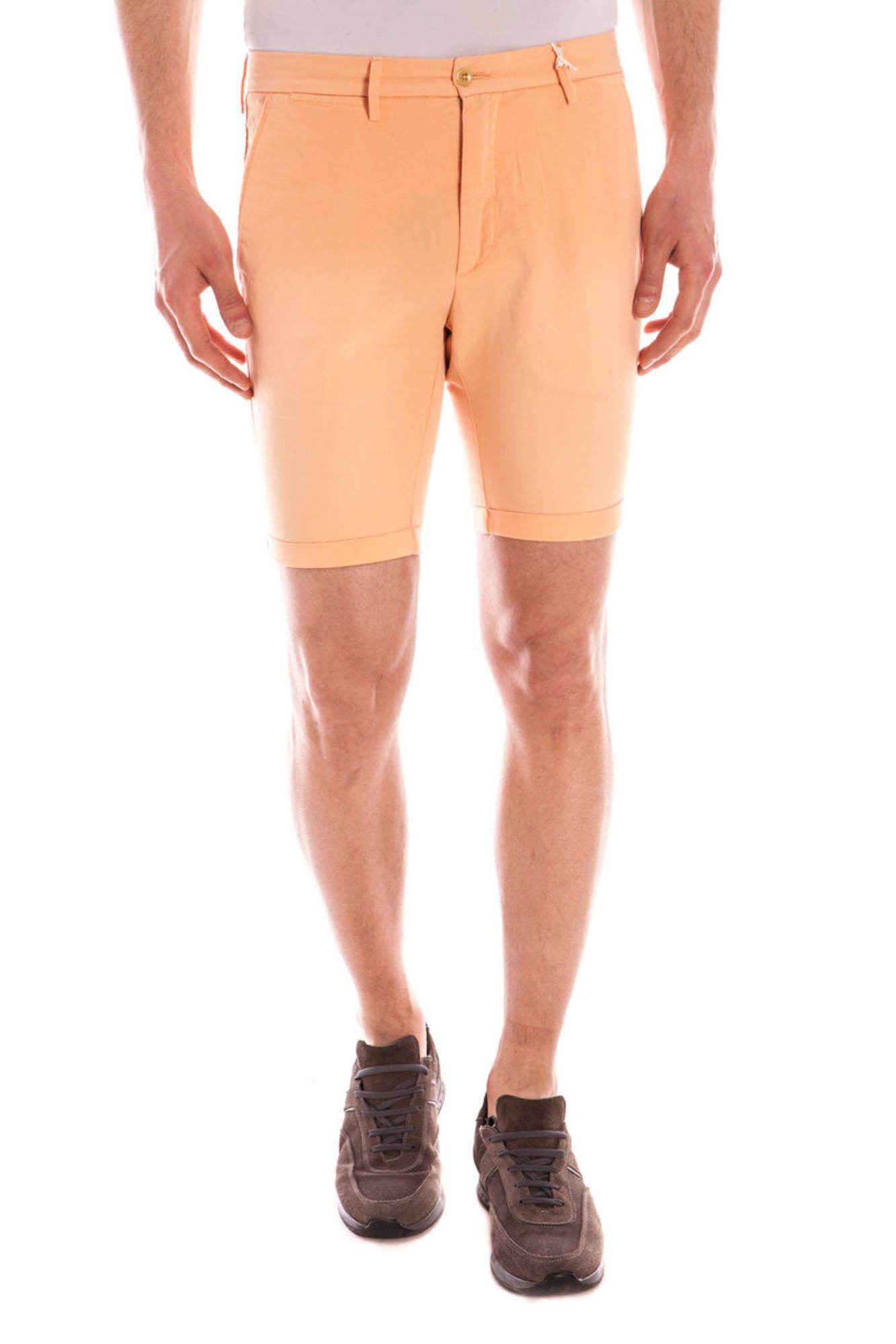 GANT ORANGE MEN BERMUDA TROUSERS GANT ORANGE MEN BERMUDA TROUSERS