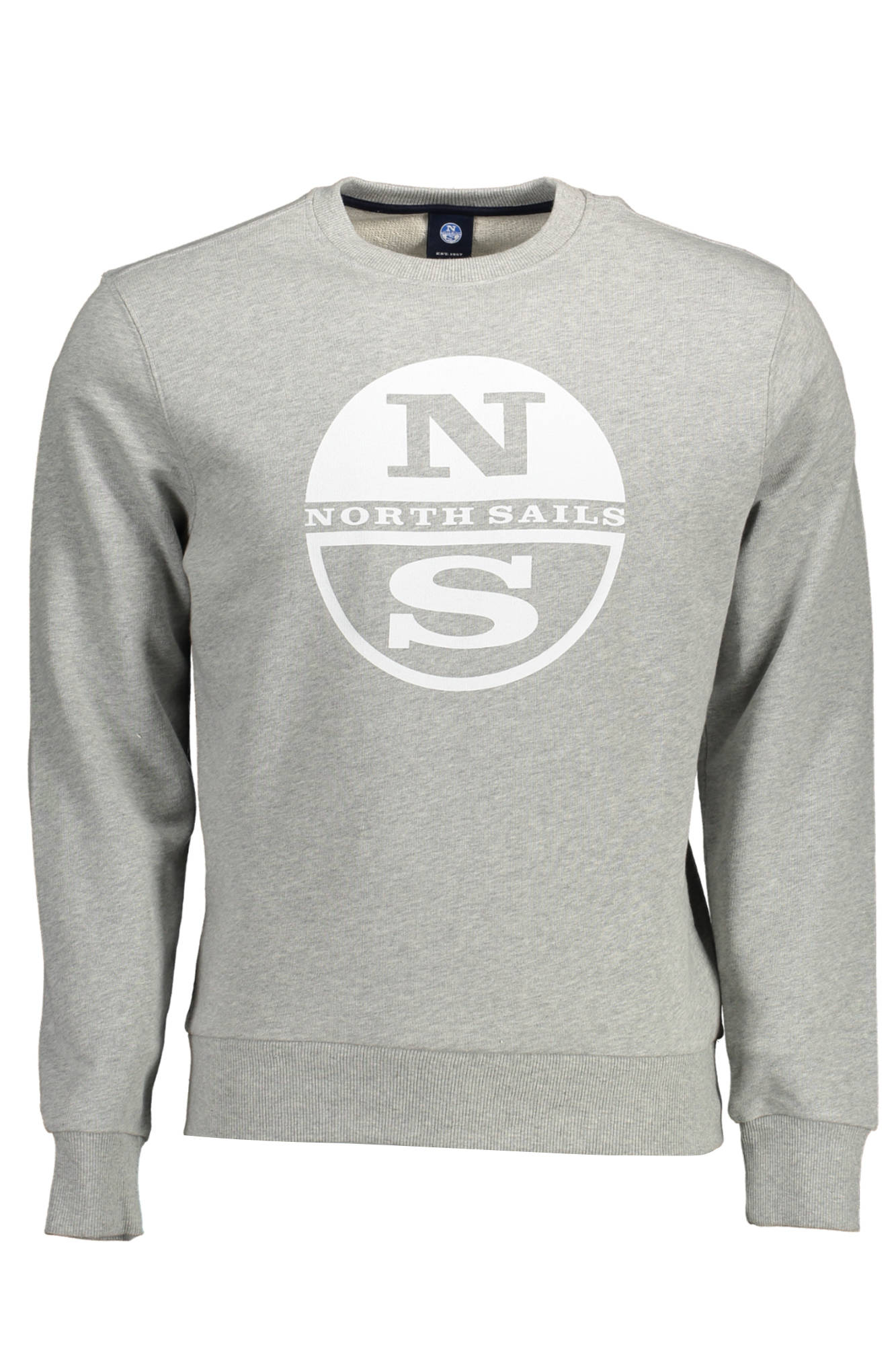 NORTH SAILS SWEATSHIRT WITHOUT ZIP MAN GRAY NORTH SAILS SWEATSHIRT WITHOUT ZIP MAN GRAY