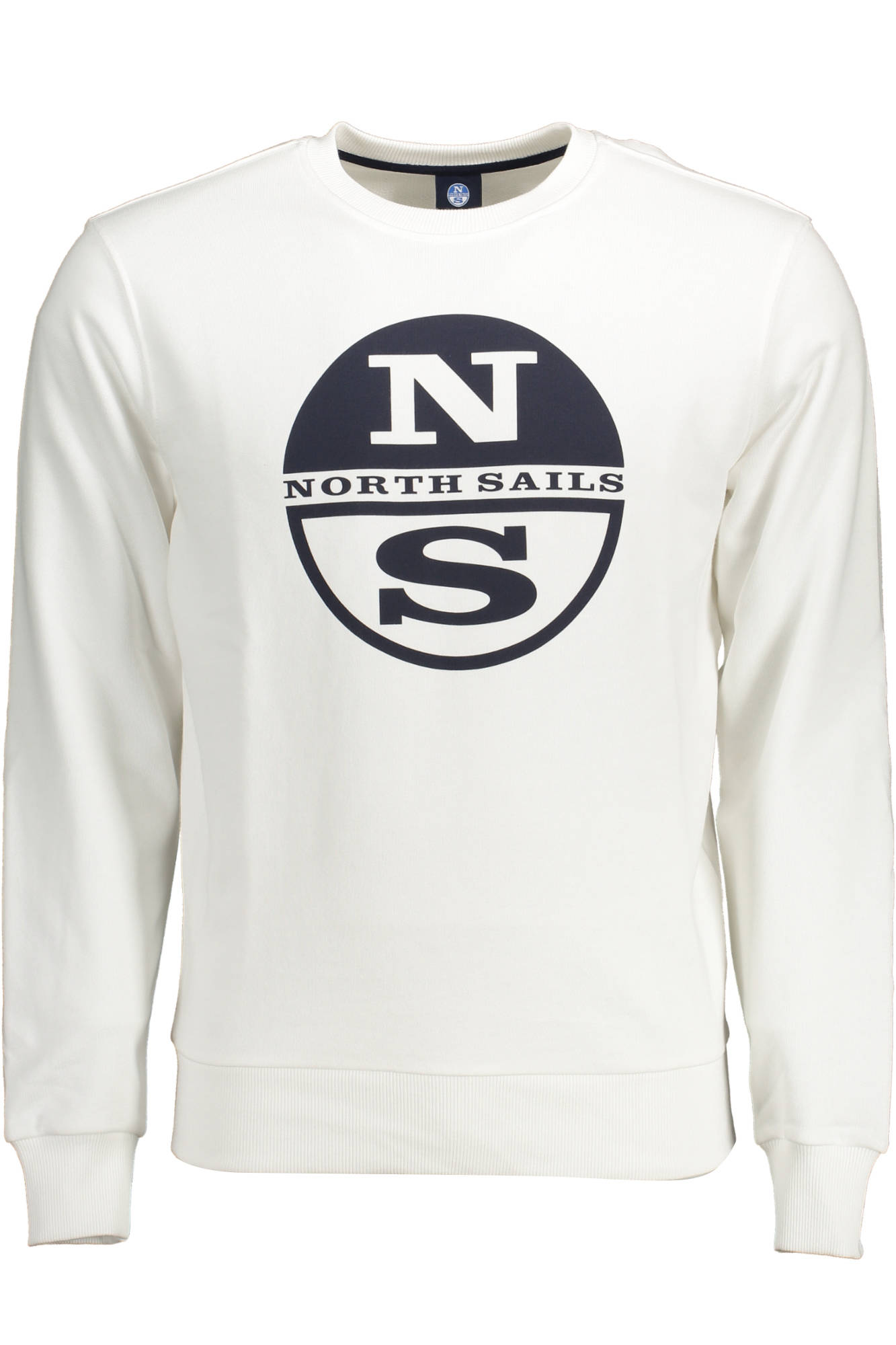 NORTH SAILS SWEATSHIRT WITHOUT ZIP MAN WHITE NORTH SAILS SWEATSHIRT WITHOUT ZIP MAN WHITE