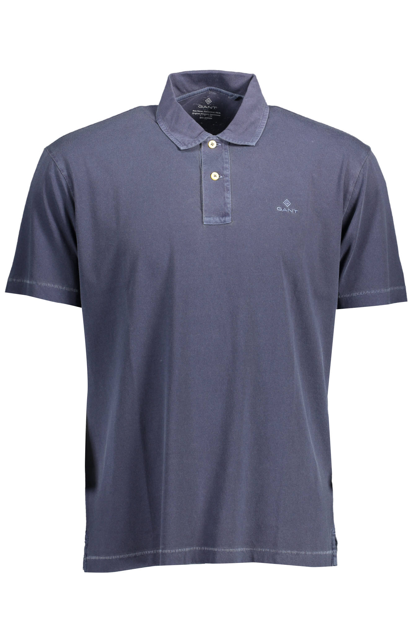 GANT SHORT SLEEVE POLO SHIRT MAN BLUE GANT SHORT SLEEVE POLO SHIRT MAN BLUE