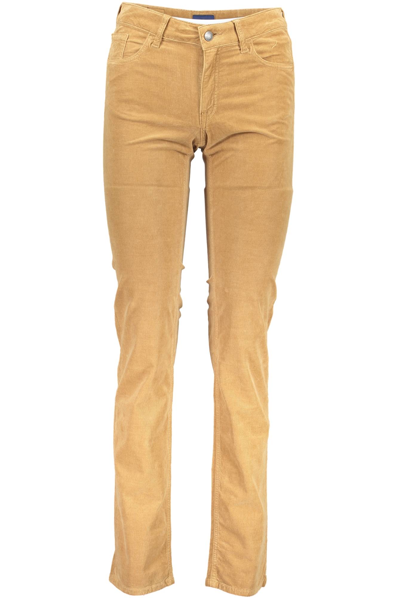 GANT WOMEN BROWN TROUSERS GANT WOMEN BROWN TROUSERS