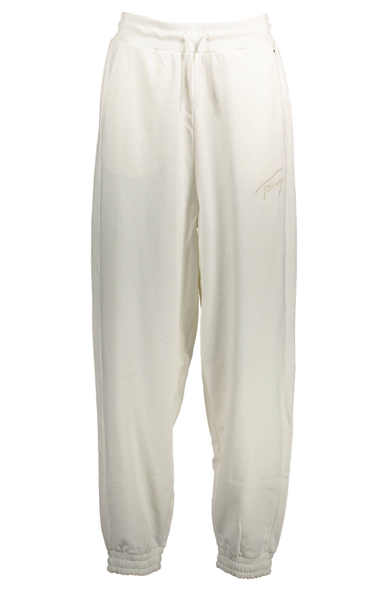 TOMMY HILFIGER WOMEN WHITE TROUSERS TOMMY HILFIGER WOMEN WHITE TROUSERS