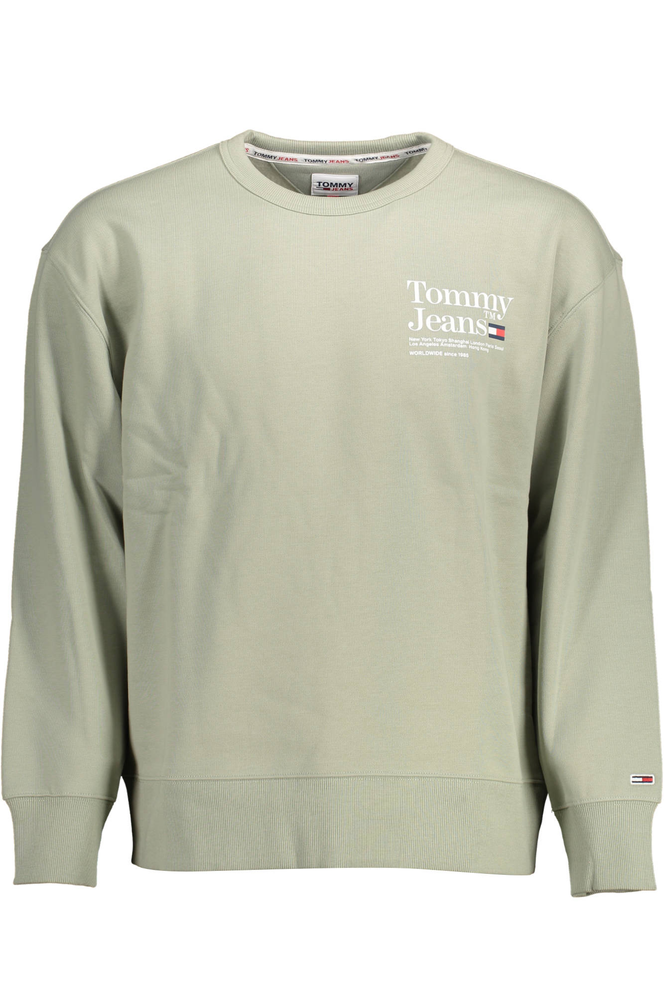 TOMMY HILFIGER SWEATSHIRT WITHOUT ZIP MAN GREEN TOMMY HILFIGER SWEATSHIRT WITHOUT ZIP MAN GREEN