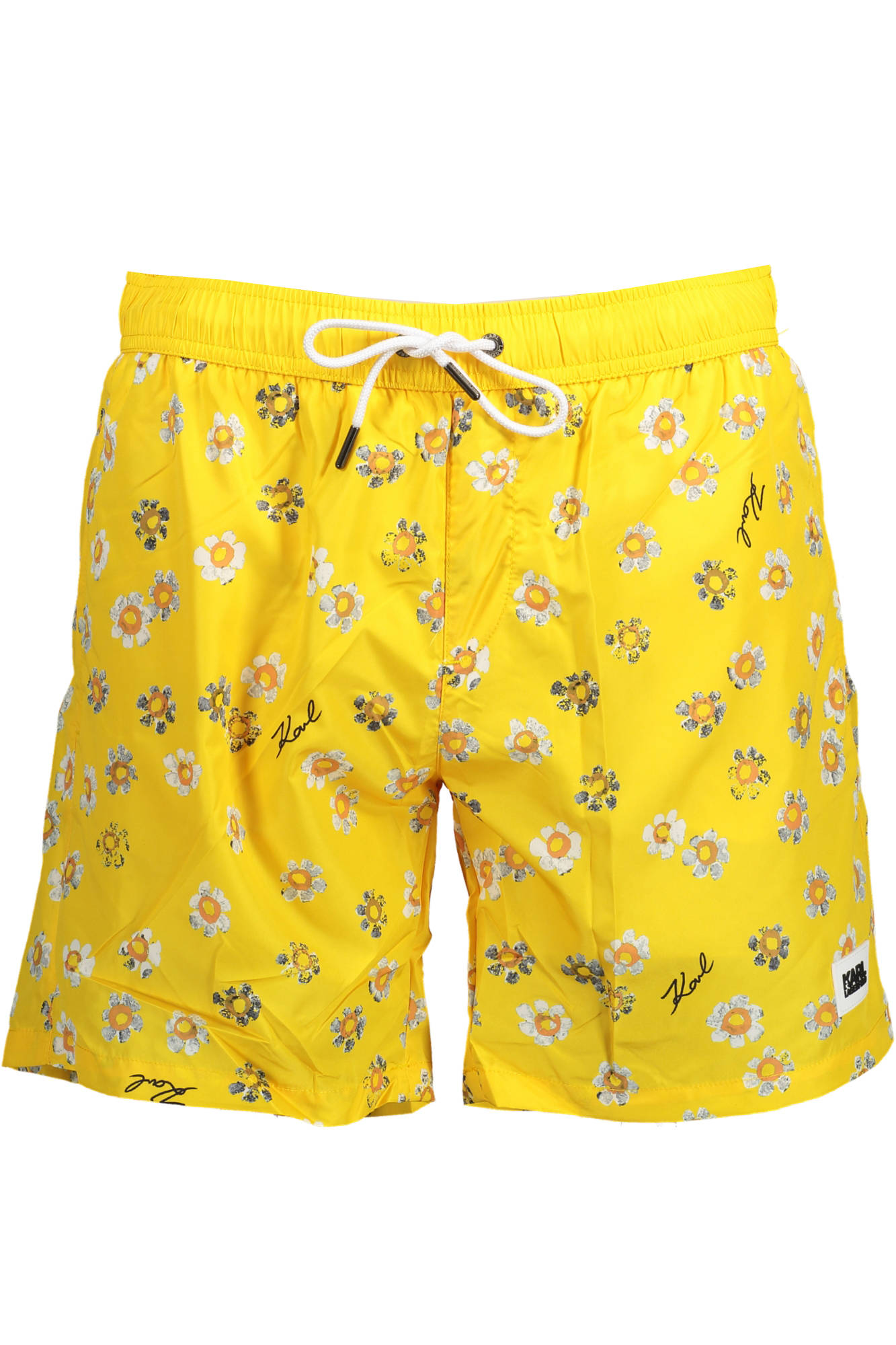 KARL LAGERFELD BEACHWEAR COSTUME PARTS UNDER MAN YELLOW KARL LAGERFELD BEACHWEAR COSTUME PARTS UNDER MAN YELLOW