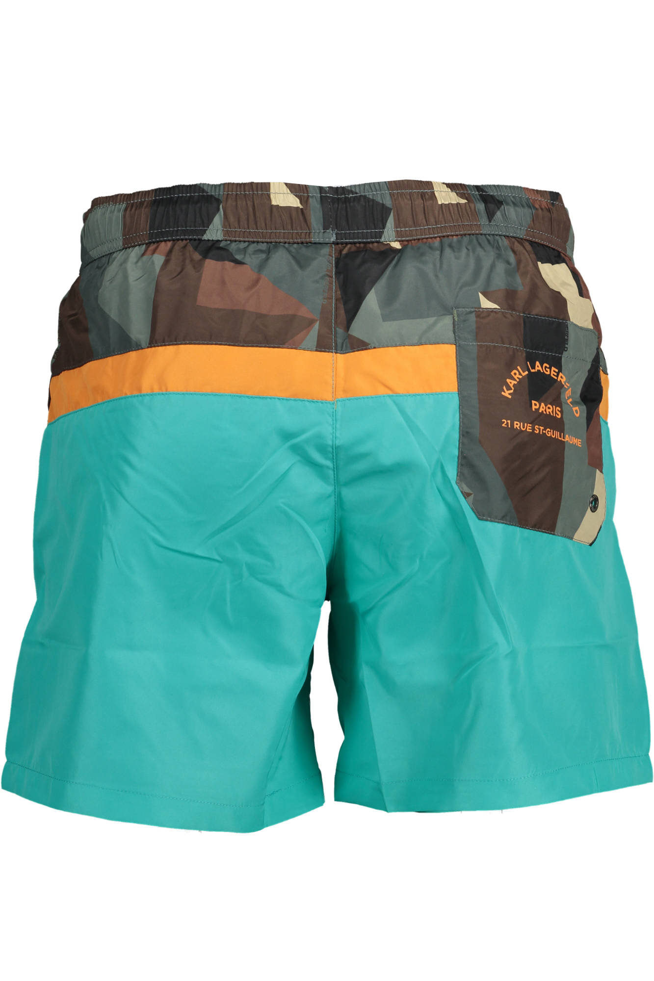 KARL LAGERFELD BEACHWEAR SWIMSUIT PARTS UNDER MAN GREEN