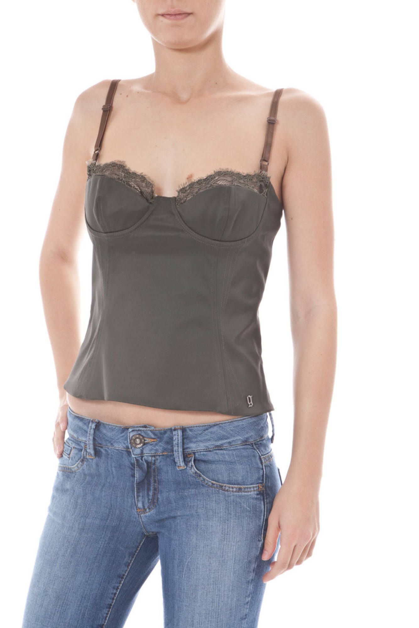 JOHN GALLIANO GREEN WOMEN TOP