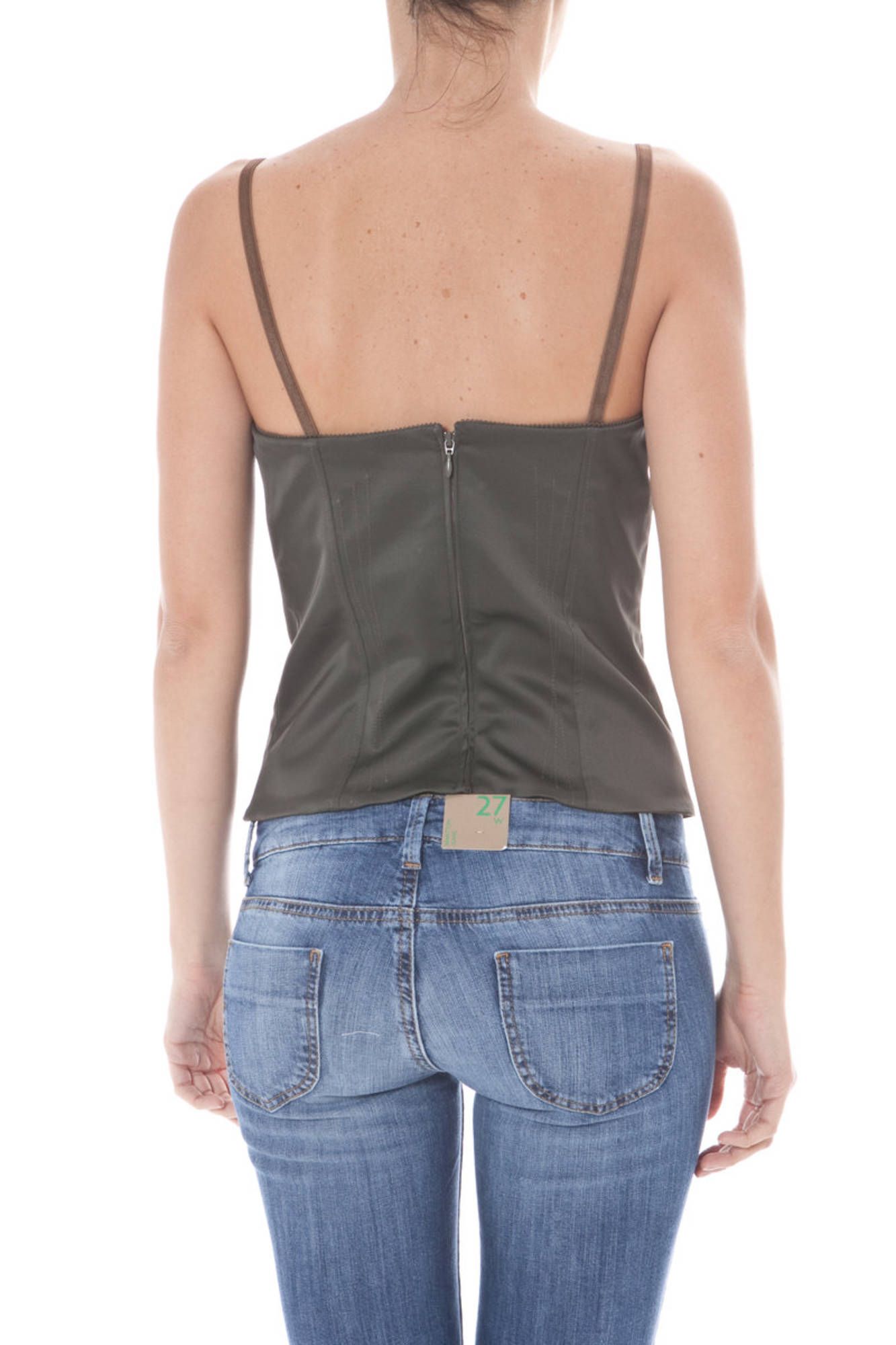 JOHN GALLIANO GREEN WOMEN TOP