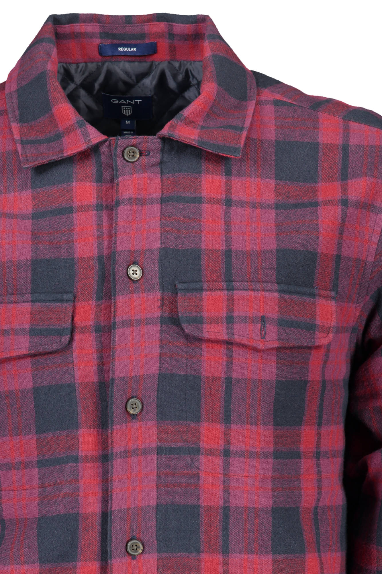 GANT MEN LONG SLEEVE SHIRT PURPLE