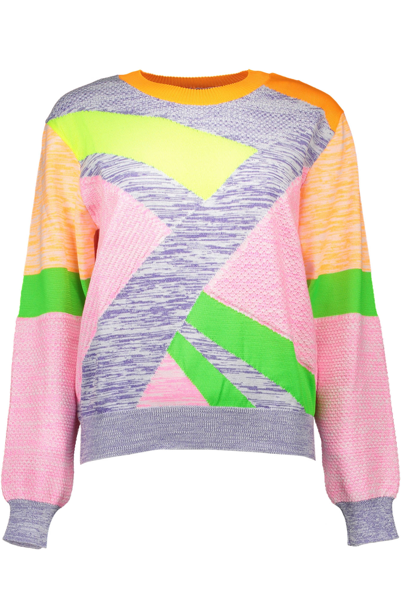 LOVE MOSCHINO MULTICOLORED WOMAN SWEATER LOVE MOSCHINO MULTICOLORED WOMAN SWEATER