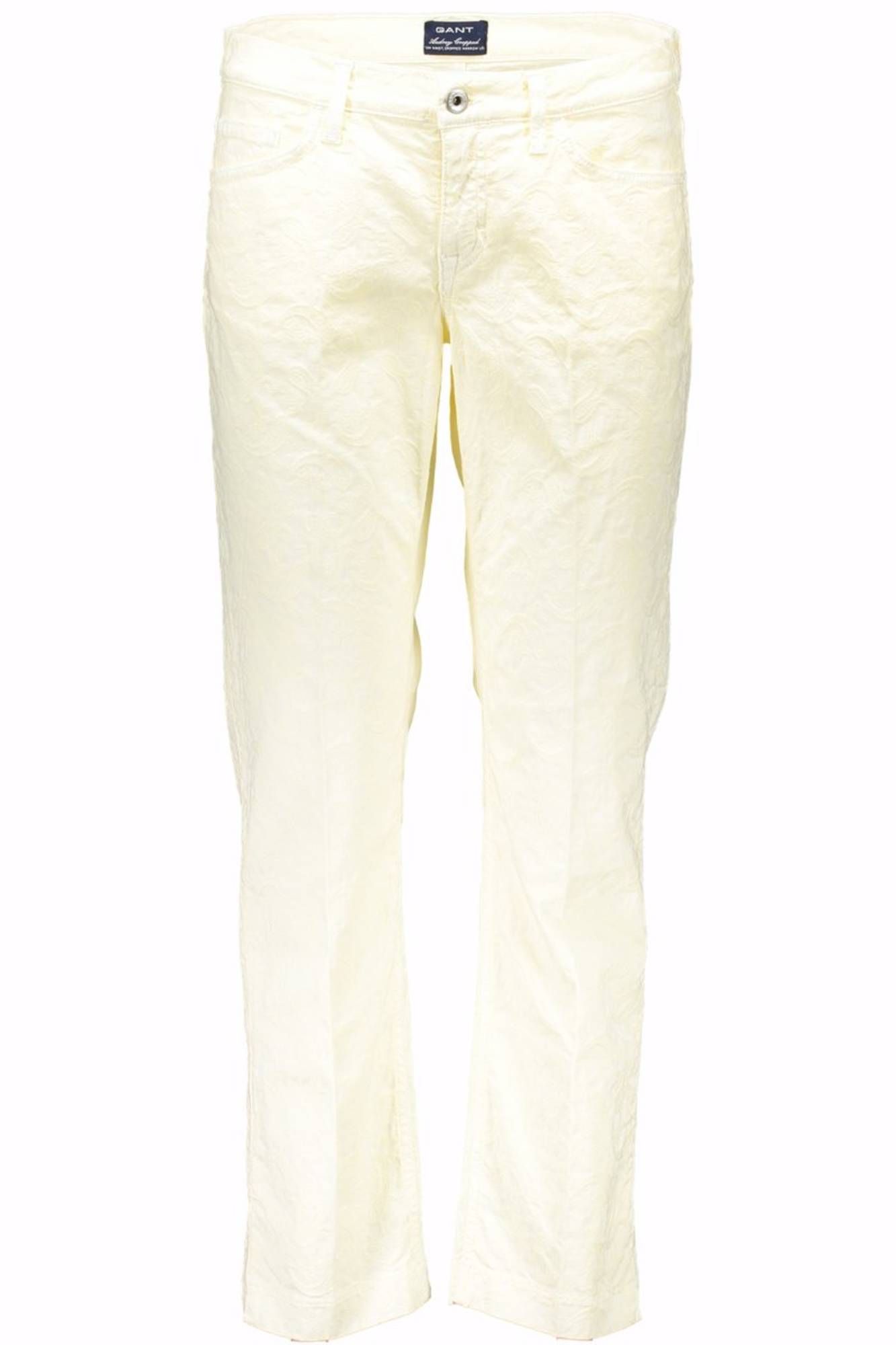 GANT WHITE WOMEN TROUSERS GANT WHITE WOMEN TROUSERS