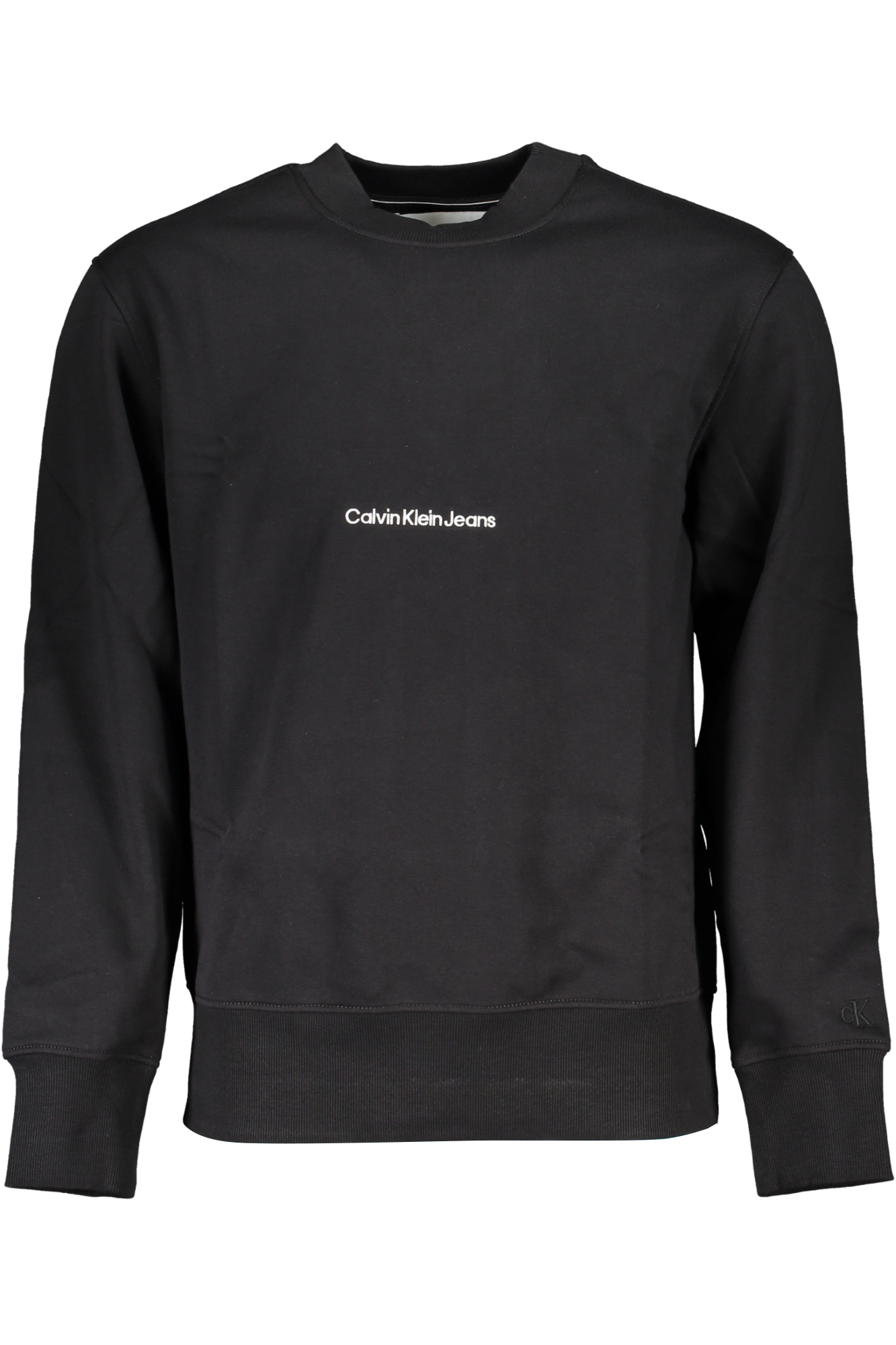 CALVIN KLEIN MEN BLACK ZIPLESS SWEATSHIRT CALVIN KLEIN MEN BLACK ZIPLESS SWEATSHIRT