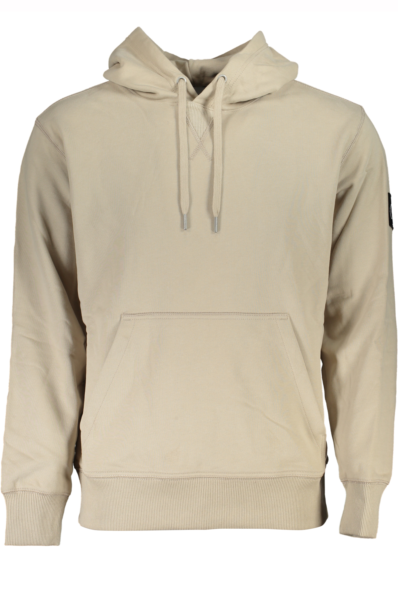 CALVIN KLEIN MEN BEIGE ZIPLESS SWEATSHIRT CALVIN KLEIN MEN BEIGE ZIPLESS SWEATSHIRT