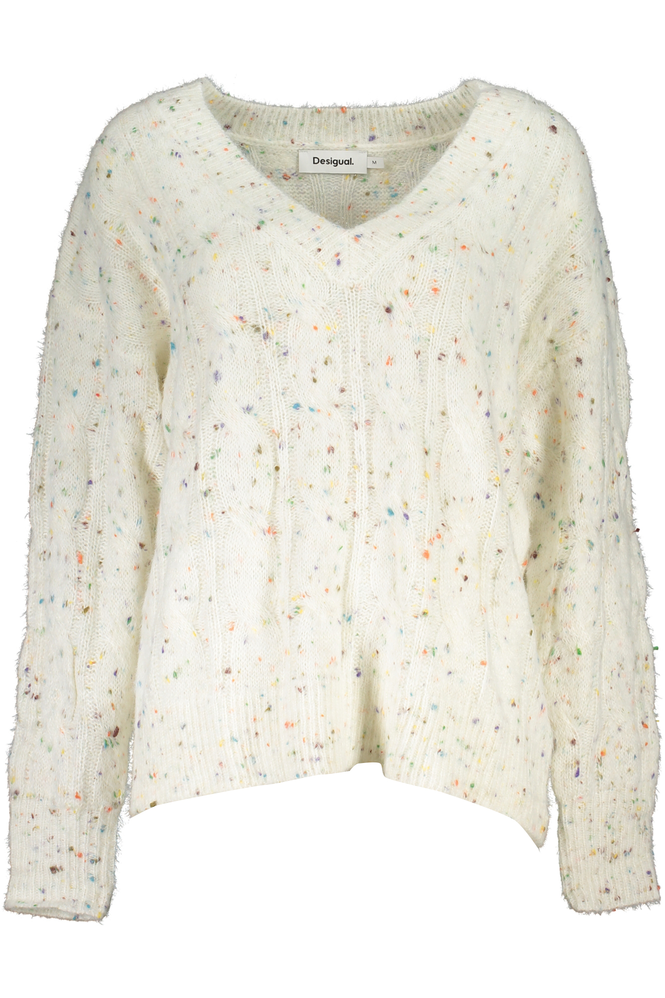 DESIGUAL WHITE WOMEN SWEATER DESIGUAL WHITE WOMEN SWEATER