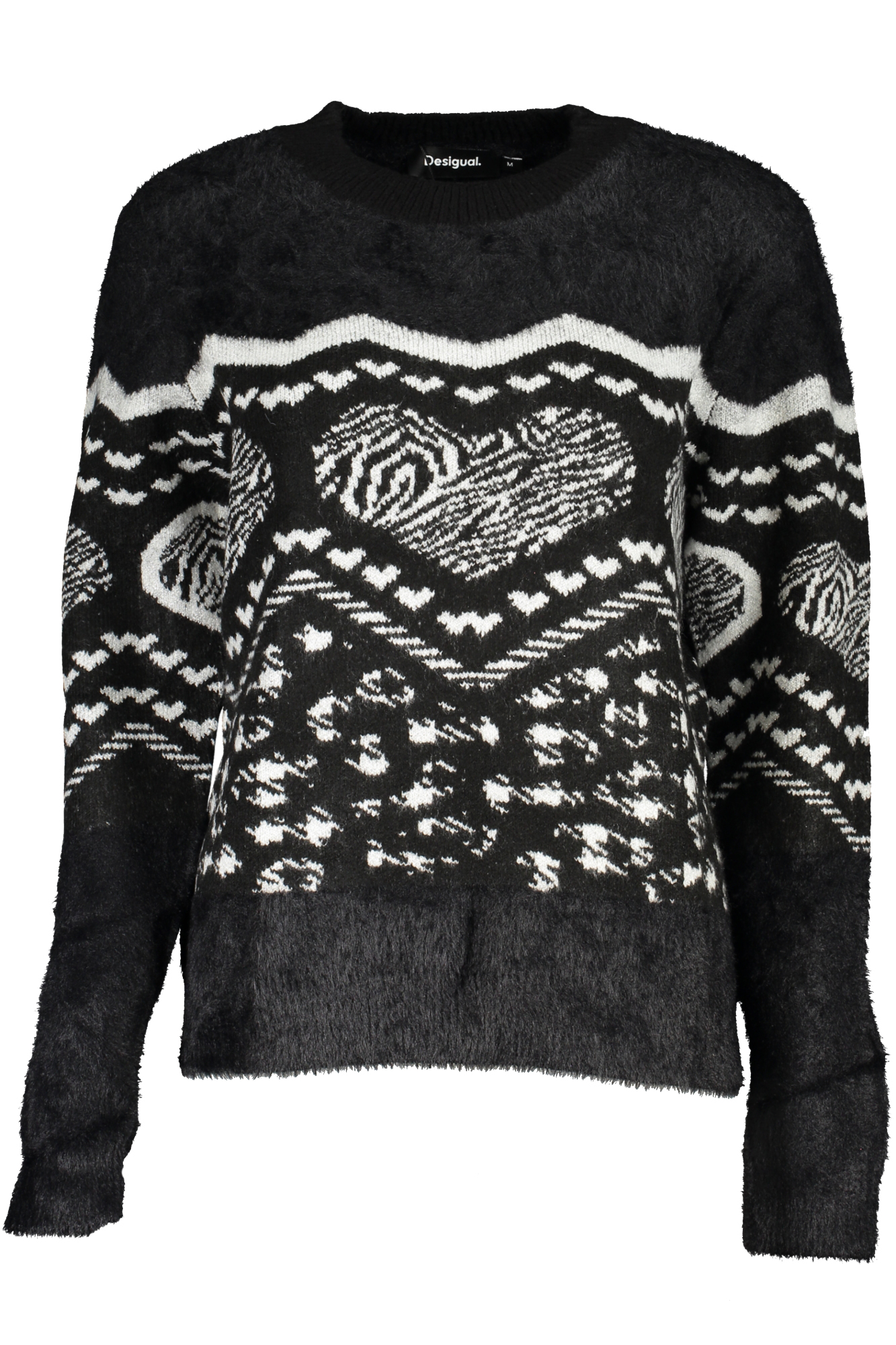 DESIGUAL BLACK WOMEN SWEATER DESIGUAL BLACK WOMEN SWEATER
