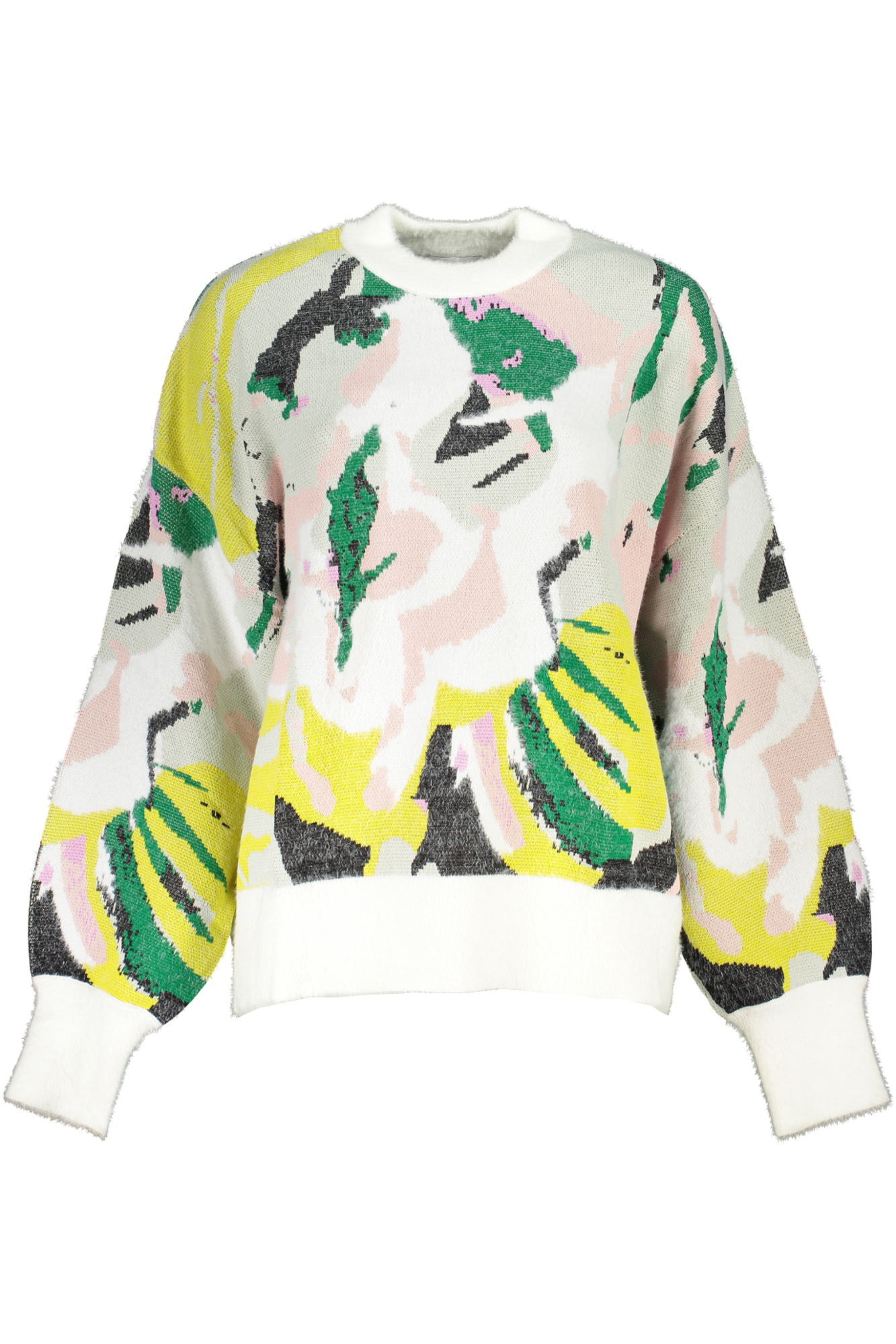 DESIGUAL WHITE WOMEN SWEATER DESIGUAL WHITE WOMEN SWEATER