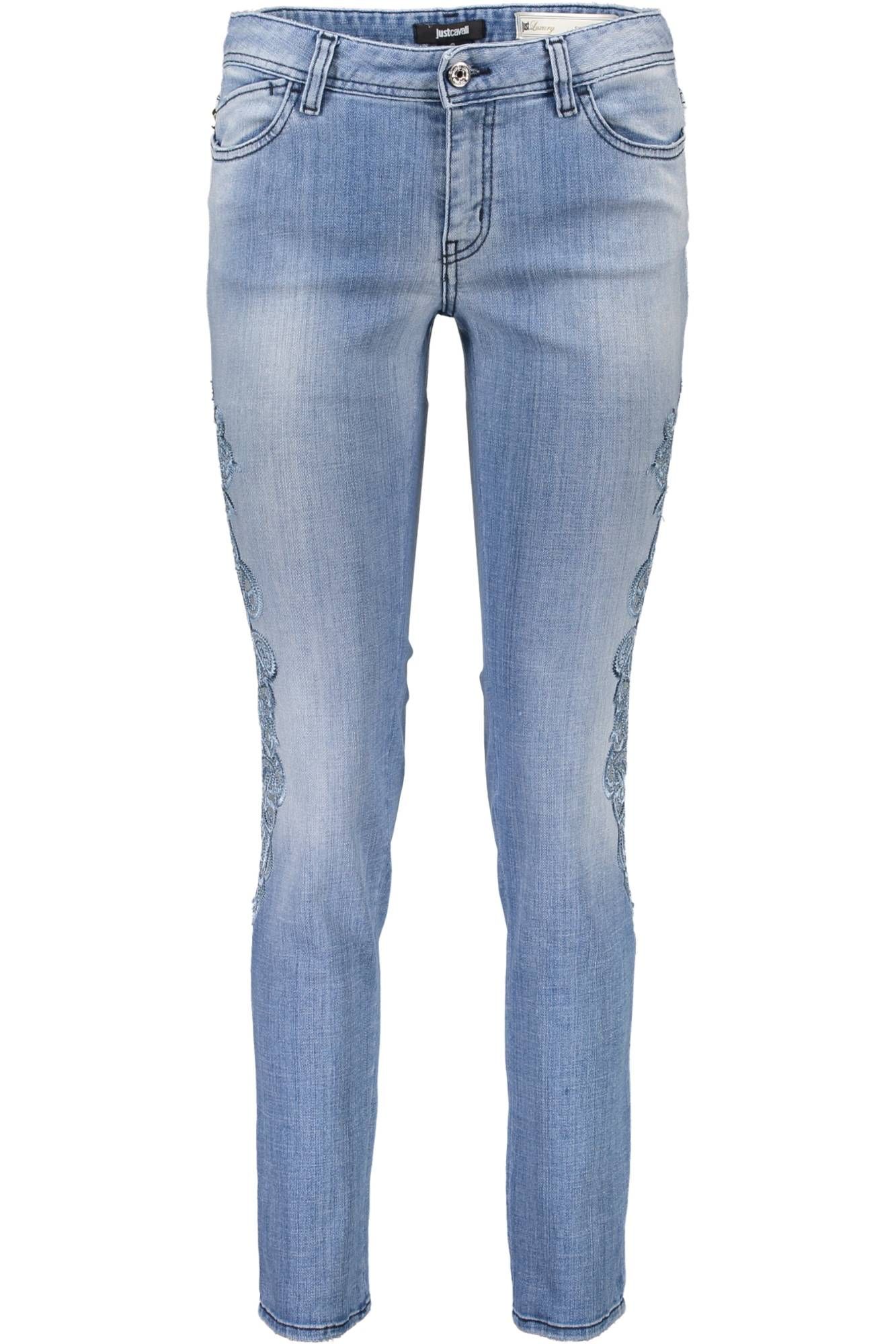 JUST CAVALLI JEANS DENIM WOMAN LIGHT BLUE JUST CAVALLI JEANS DENIM WOMAN LIGHT BLUE