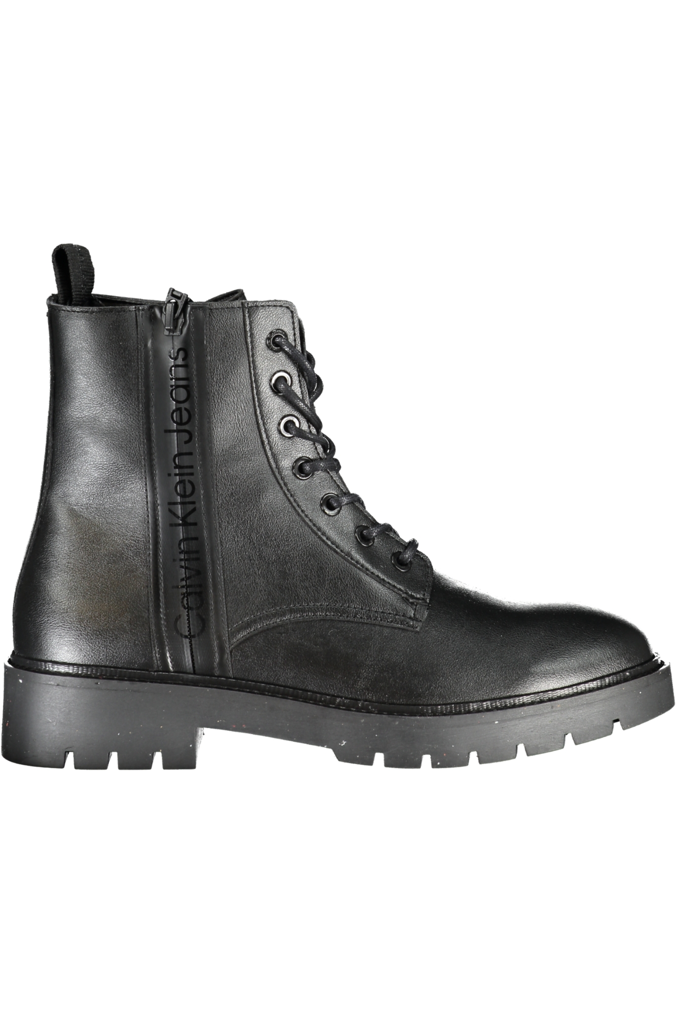CALVIN KLEIN BLACK MEN BOOT FOOTWEAR