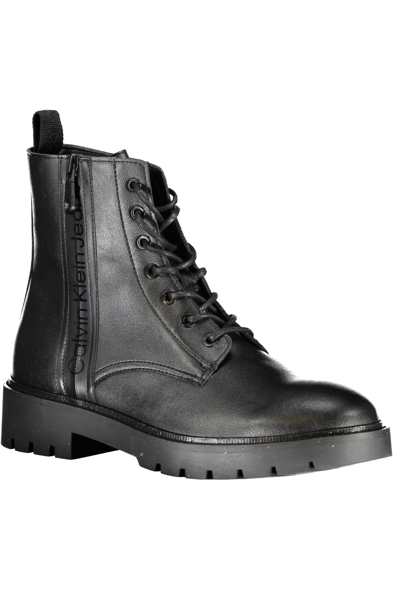 CALVIN KLEIN BLACK MEN BOOT FOOTWEAR
