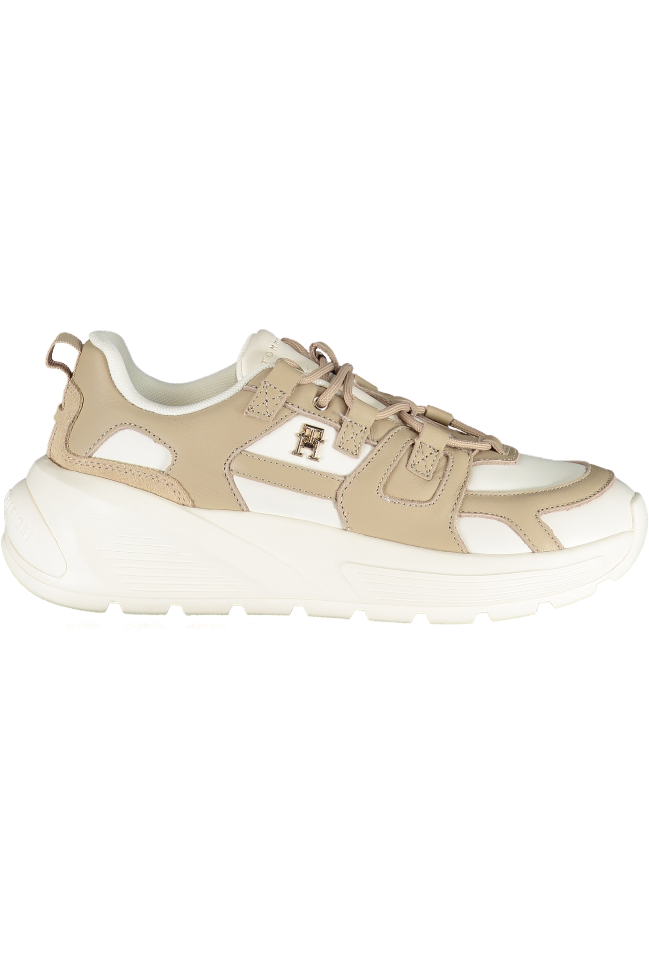 TOMMY HILFIGER WHITE WOMEN SPORTS SHOES TOMMY HILFIGER WHITE WOMEN SPORTS SHOES