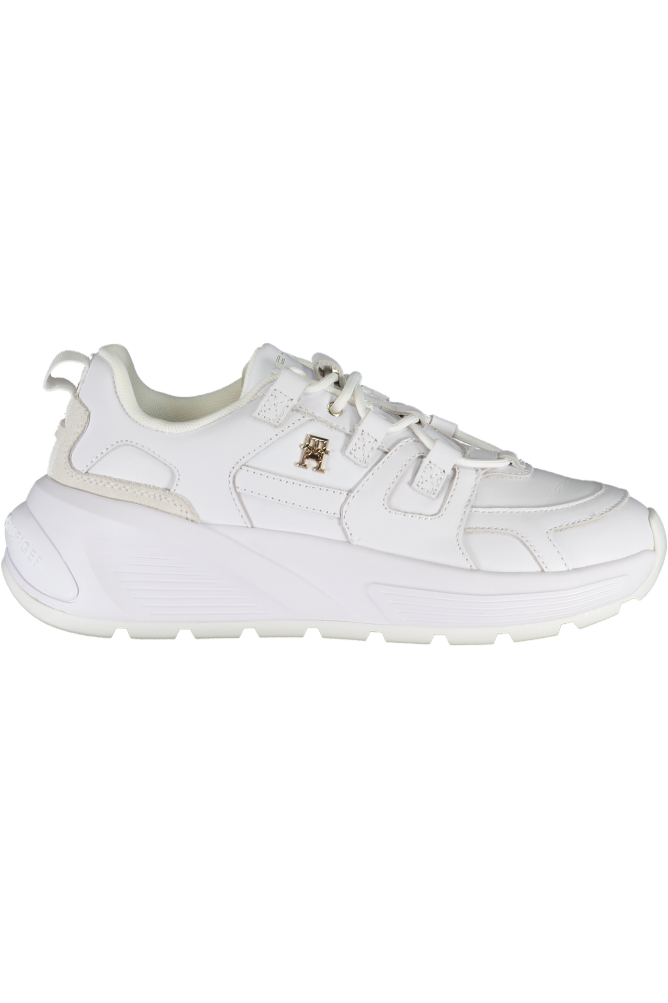 TOMMY HILFIGER WHITE WOMEN SPORTS SHOES TOMMY HILFIGER WHITE WOMEN SPORTS SHOES