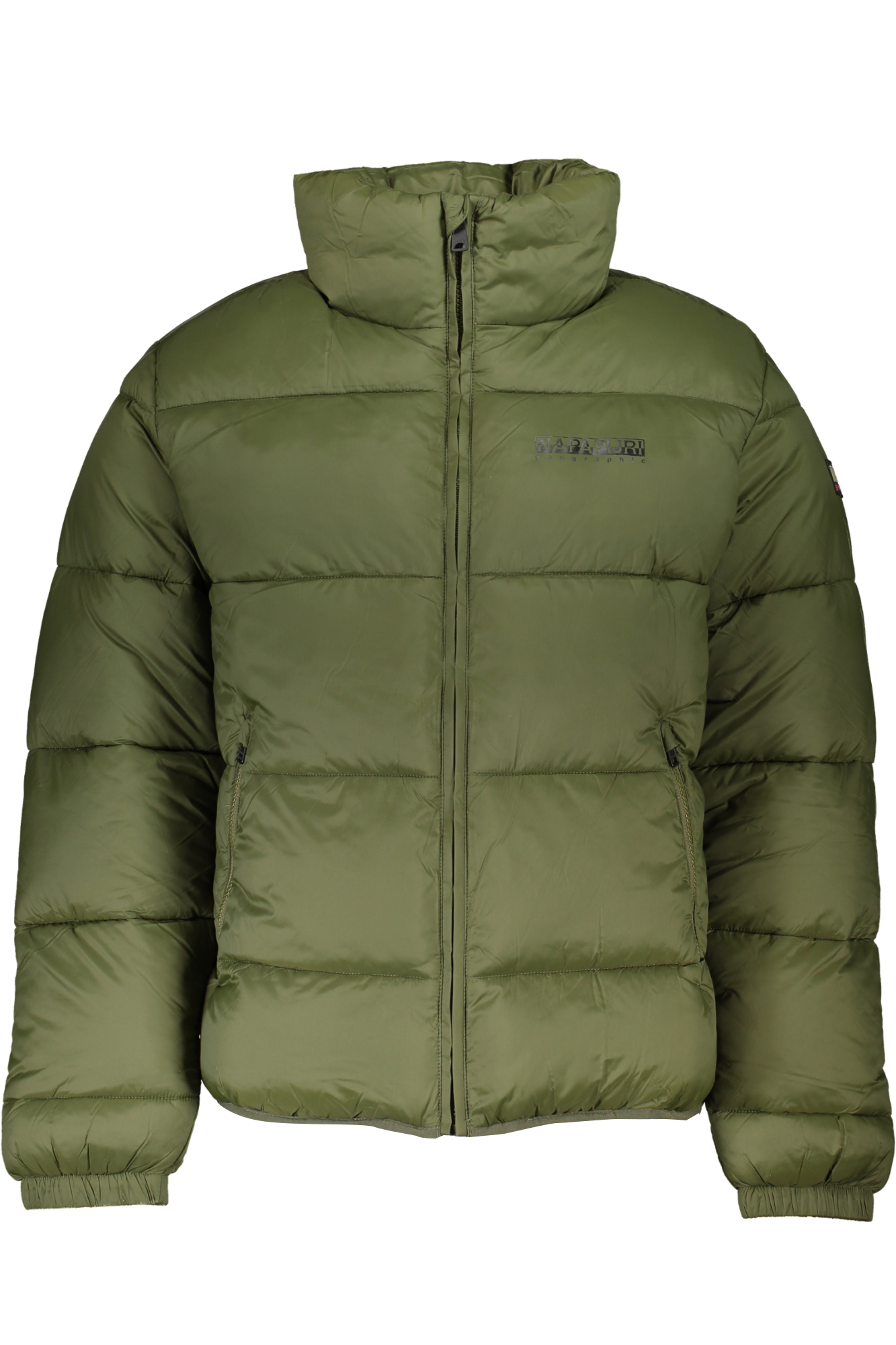 NAPAPIJRI MEN GREEN JACKET NAPAPIJRI MEN GREEN JACKET