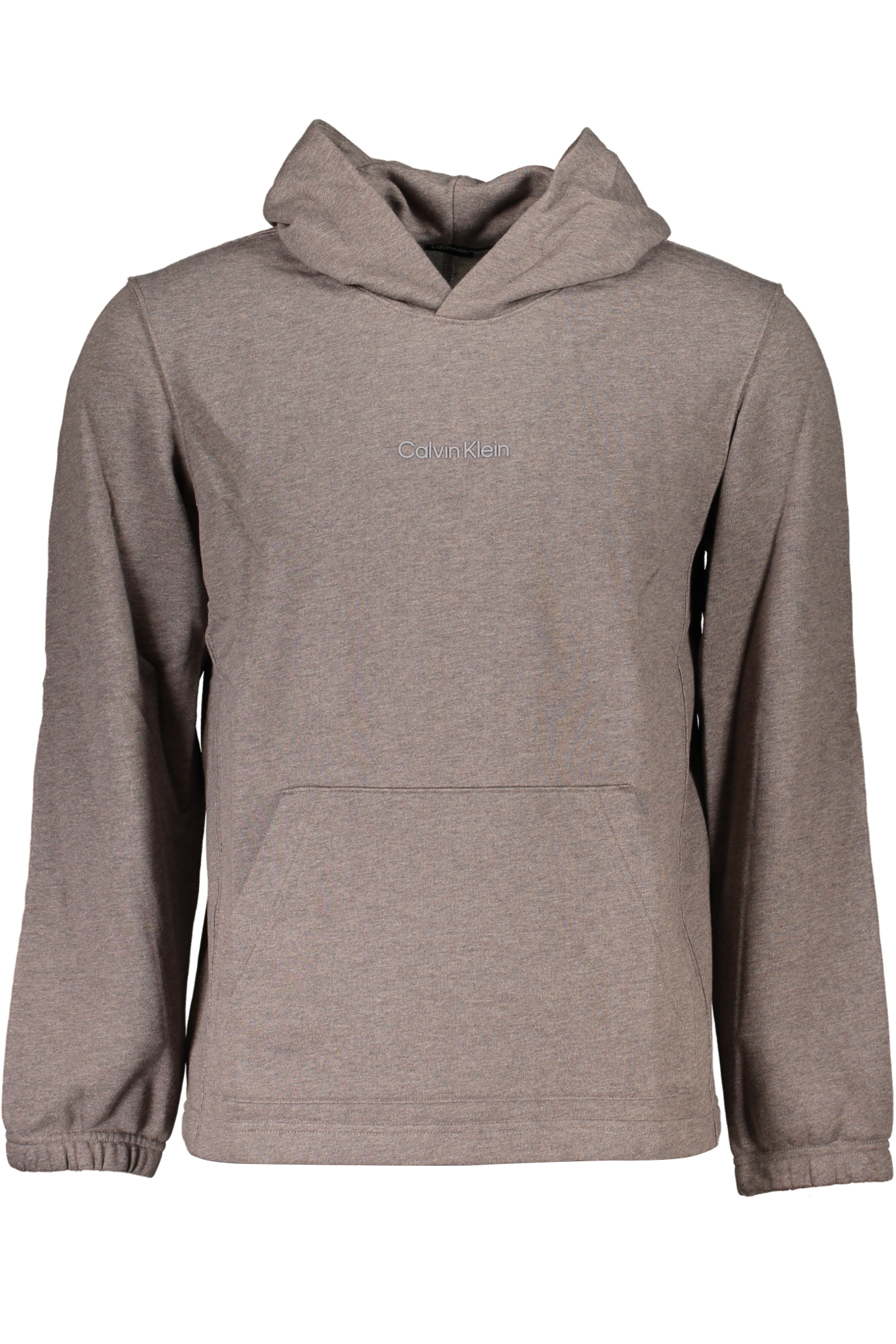 CALVIN KLEIN MEN BROWN ZIPLESS SWEATSHIRT CALVIN KLEIN MEN BROWN ZIPLESS SWEATSHIRT