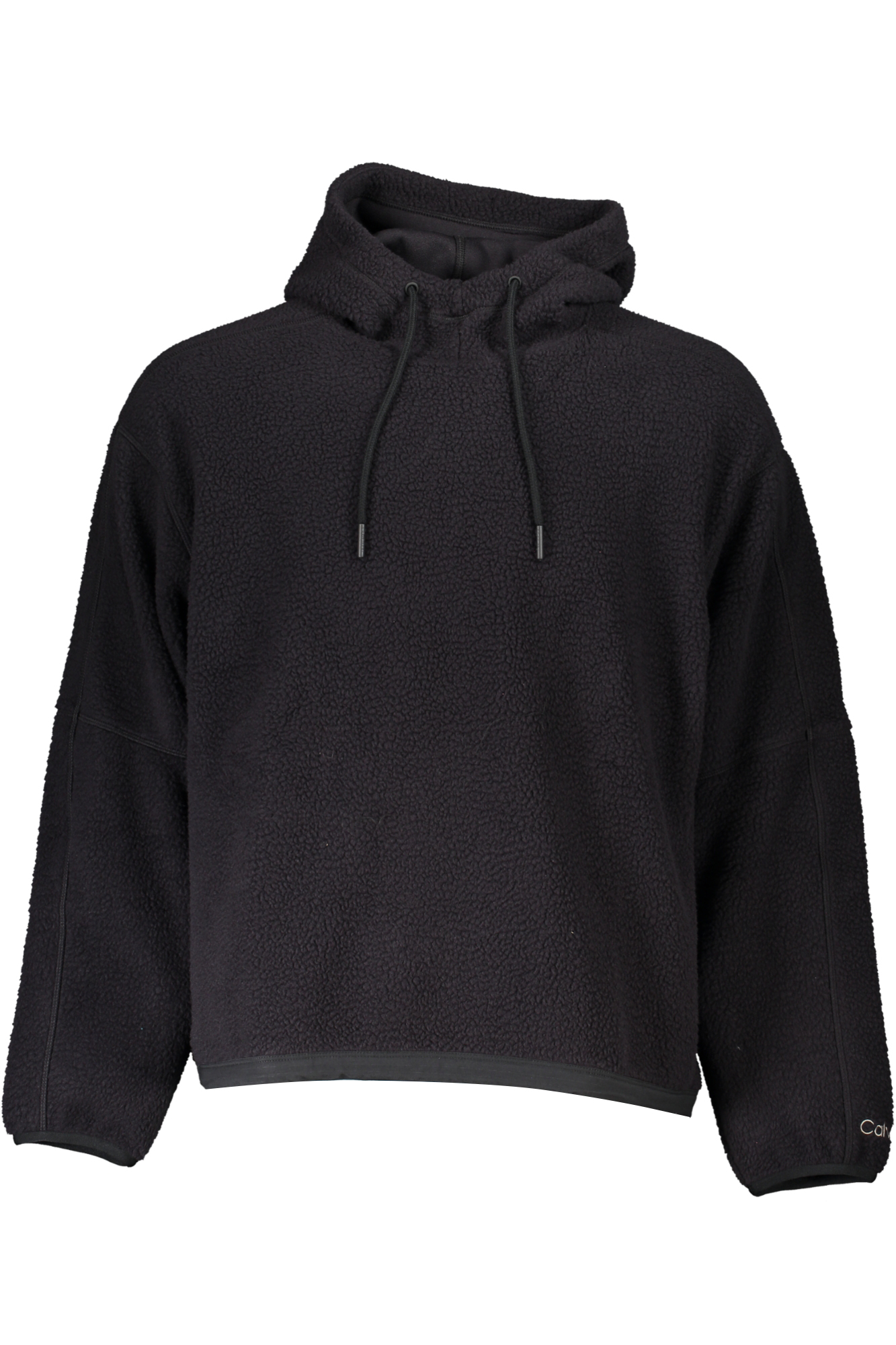 CALVIN KLEIN MEN BLACK ZIPLESS SWEATSHIRT CALVIN KLEIN MEN BLACK ZIPLESS SWEATSHIRT
