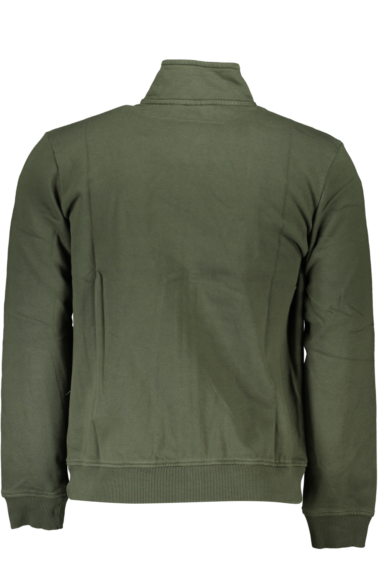 NAPAPIJRI MEN GREEN ZIP SWEATSHIRT