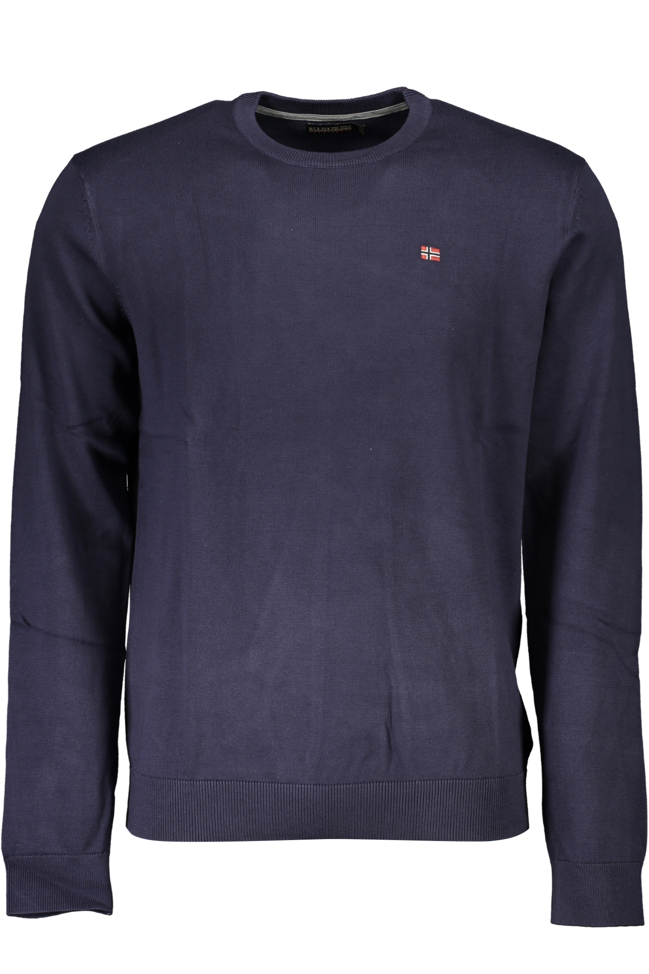 NAPAPIJRI MEN BLUE SWEATER NAPAPIJRI MEN BLUE SWEATER