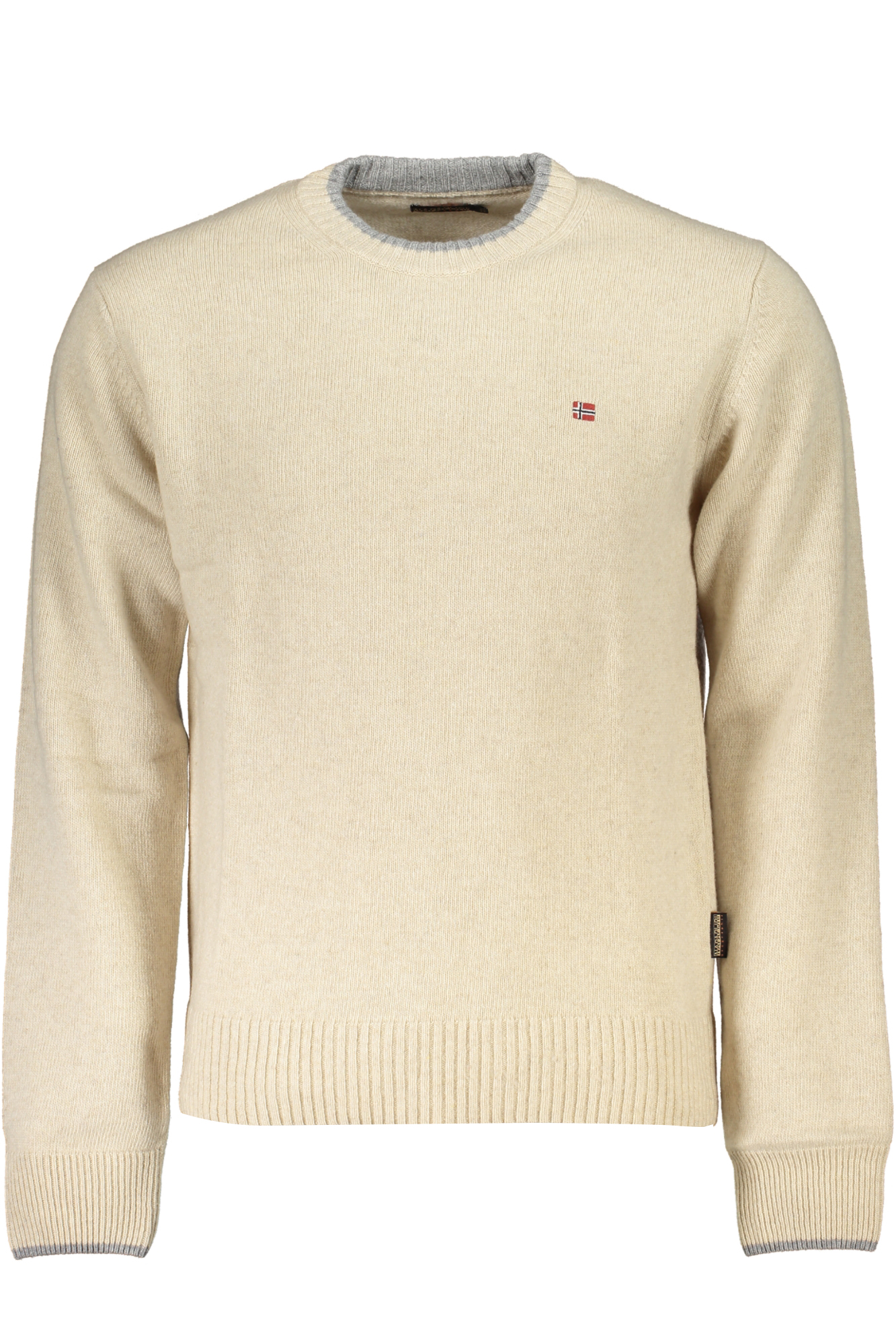 NAPAPIJRI MEN BEIGE SWEATER NAPAPIJRI MEN BEIGE SWEATER