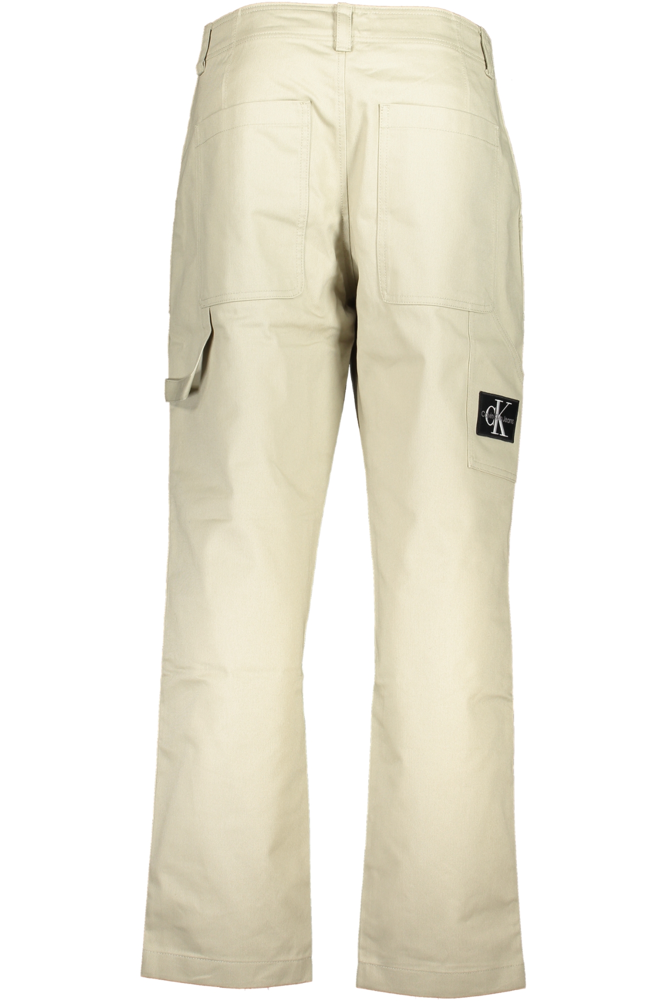 CALVIN KLEIN MEN BEIGE TROUSERS