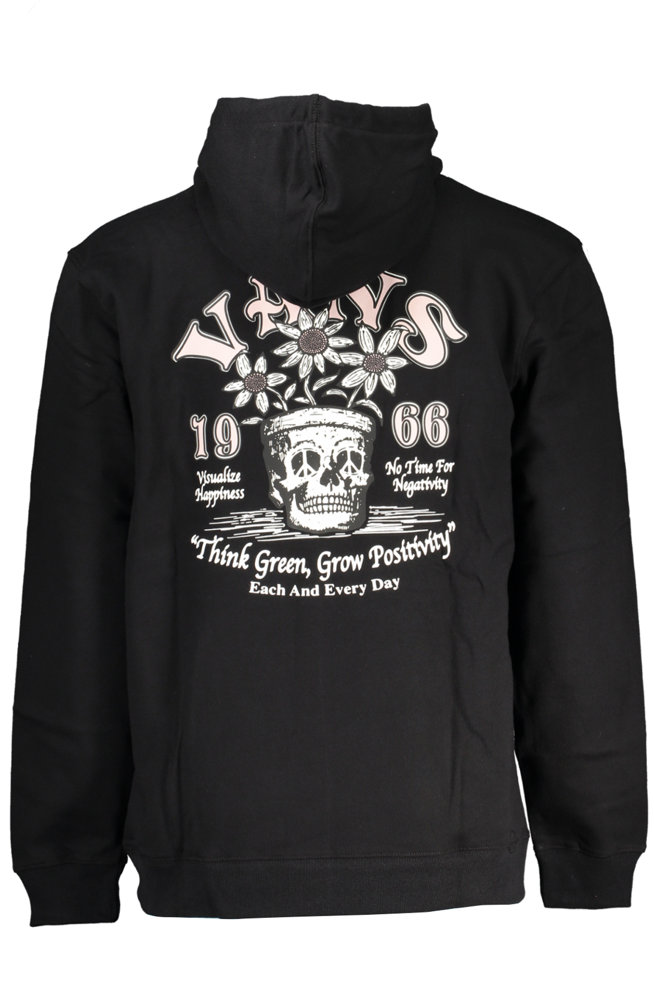 VANS BLACK MEN ZIPLESS SWEATSHIRT