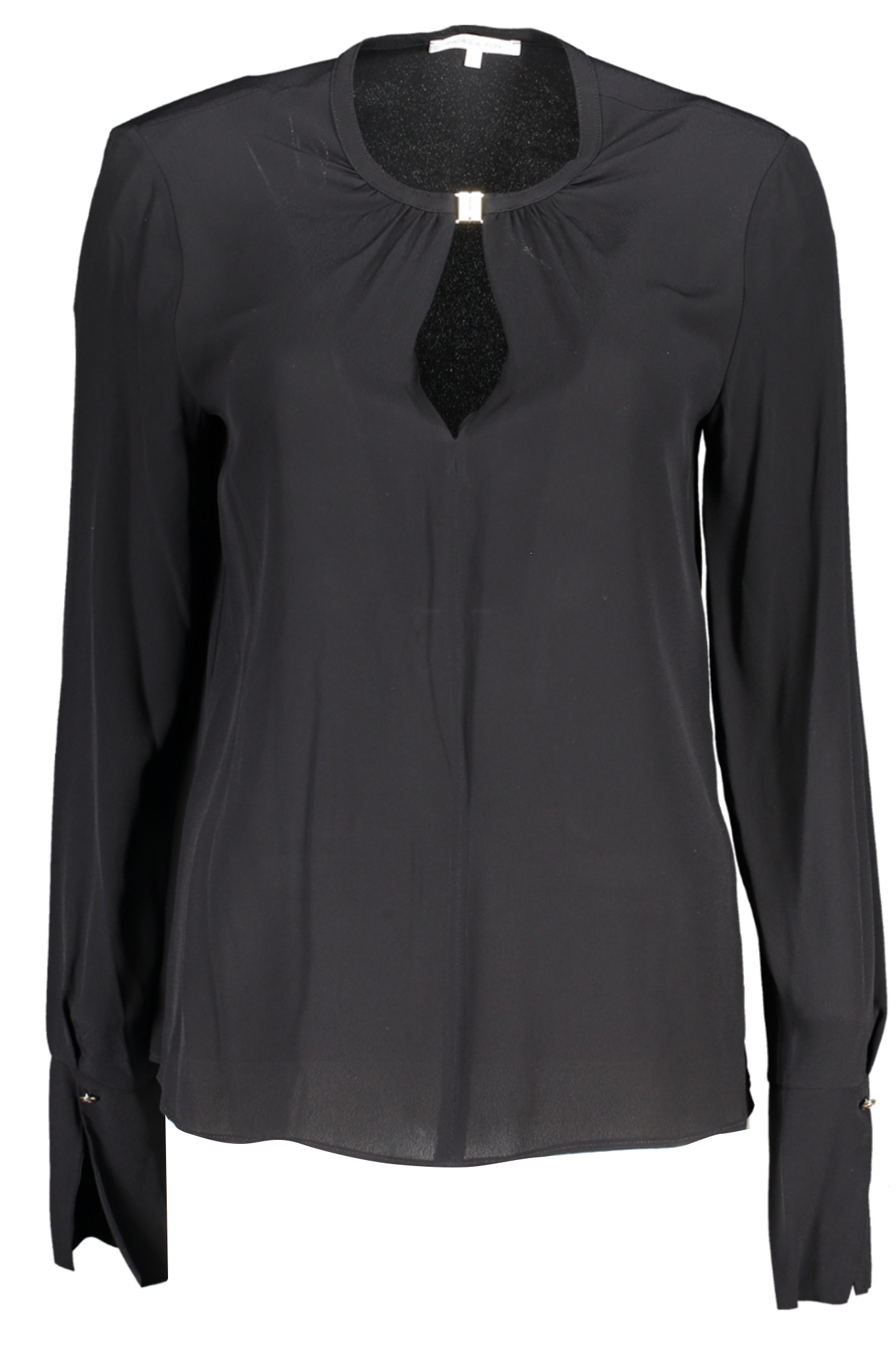 PATRIZIA PEPE WOMEN LONG SLEEVE SHIRT BLACK PATRIZIA PEPE WOMEN LONG SLEEVE SHIRT BLACK