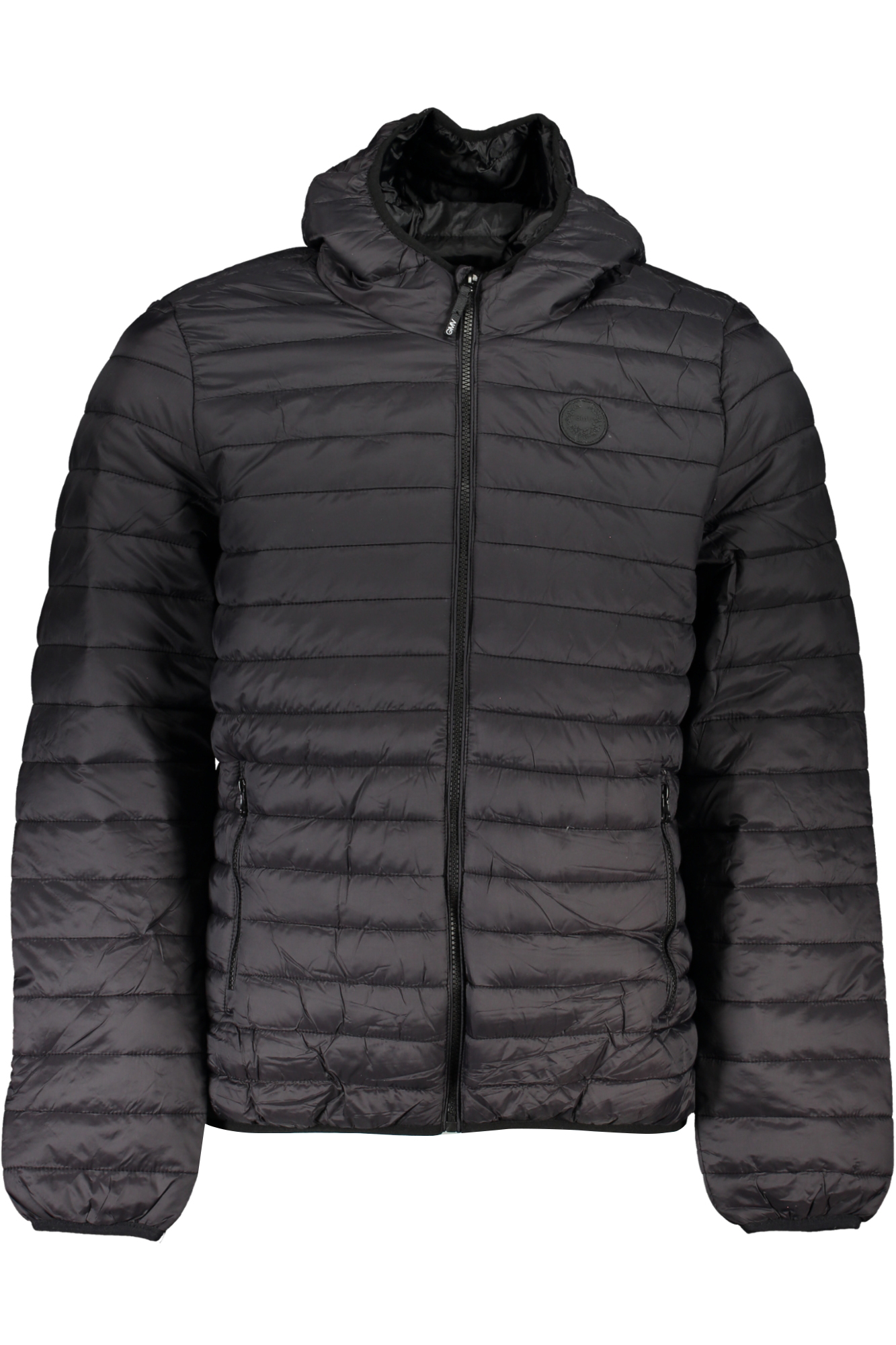 GIAN MARCO VENTURI BLACK MEN JACKET GIAN MARCO VENTURI BLACK MEN JACKET