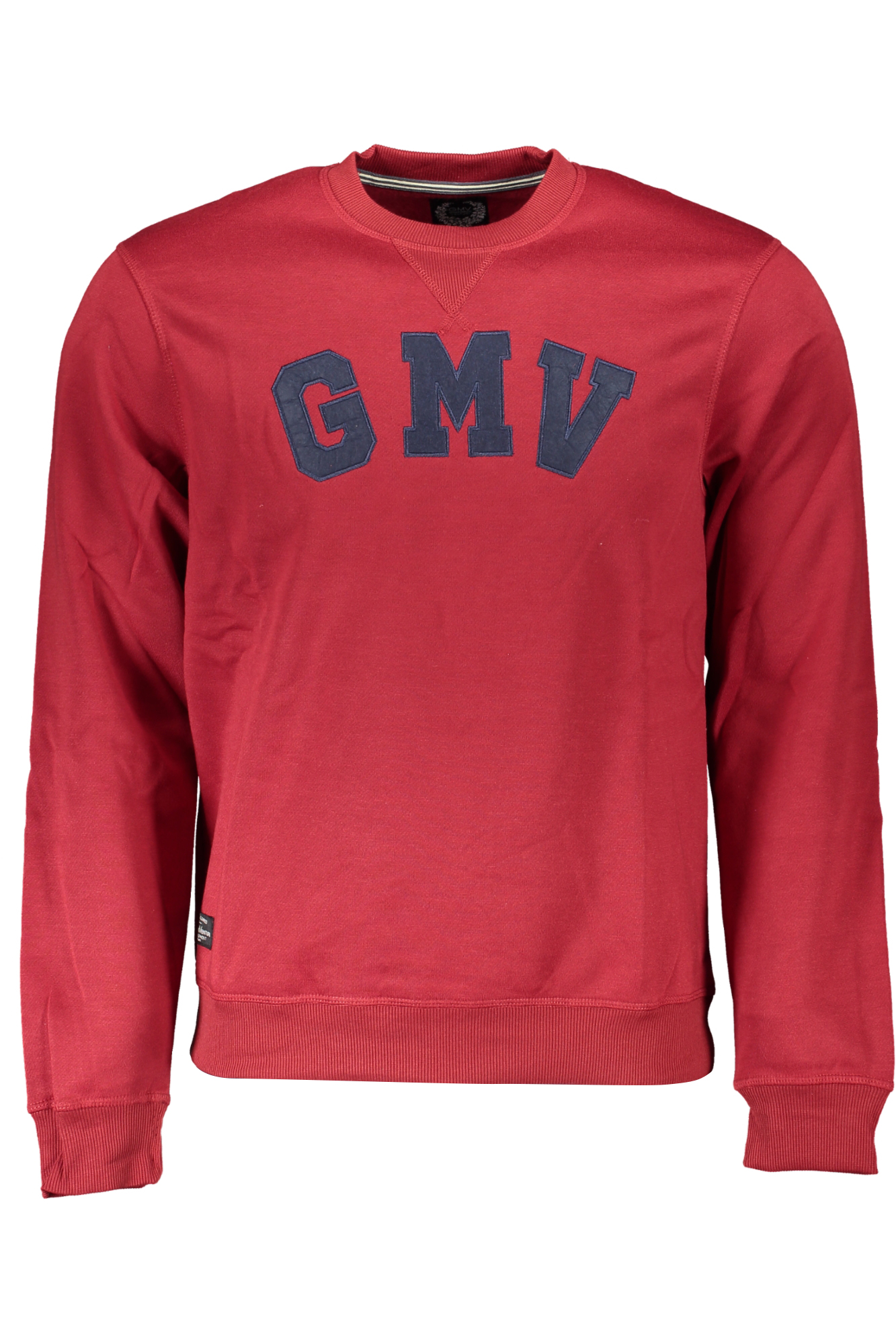 GIAN MARCO VENTURI MEN RED ZIP-OUT SWEATSHIRT