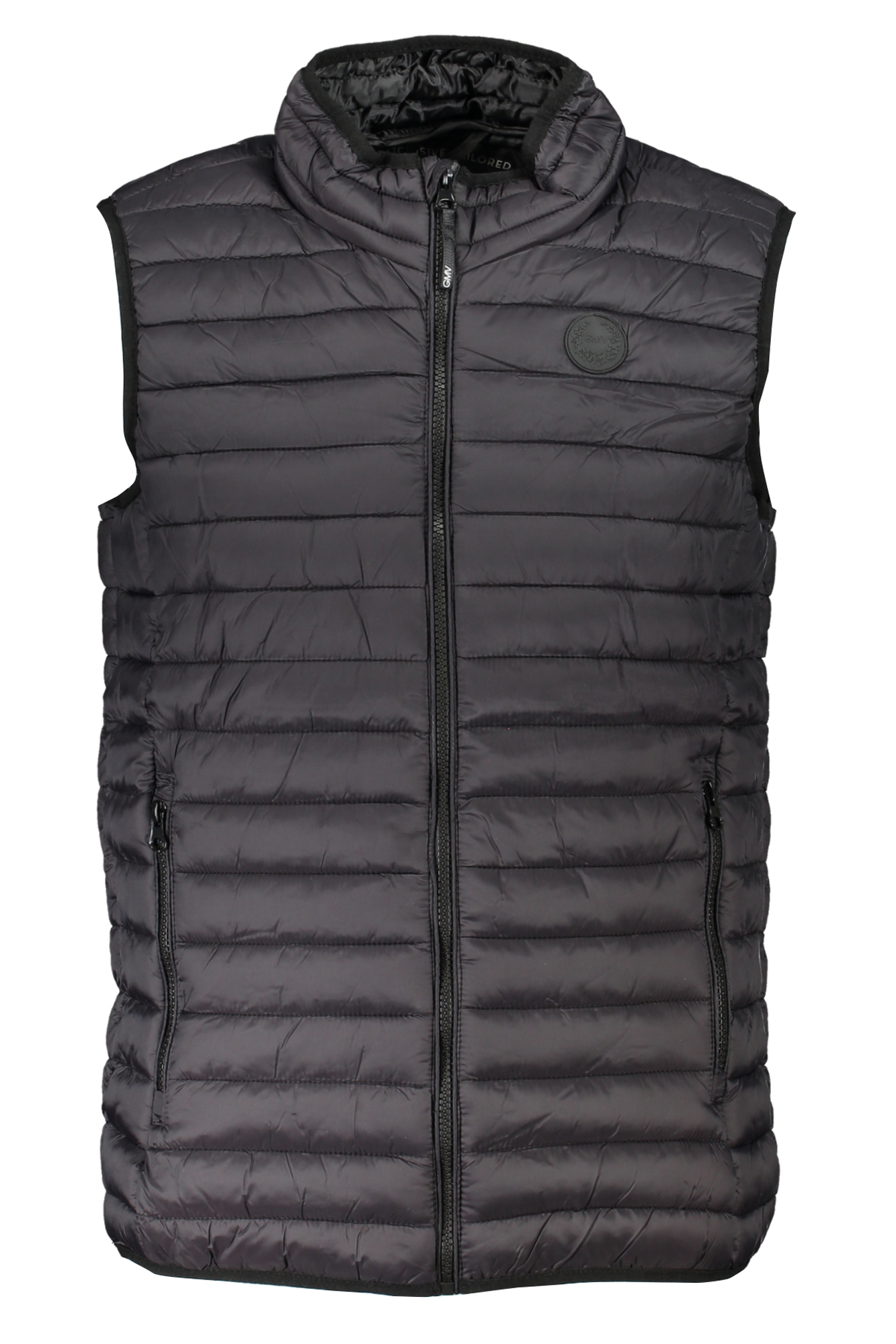 GIAN MARCO VENTURI BLACK MEN SLEEVELESS
