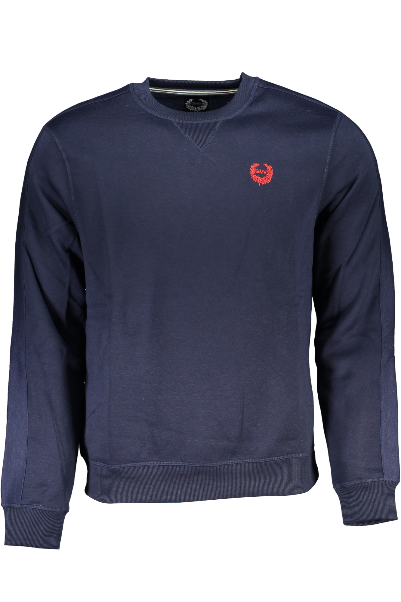 GIAN MARCO VENTURI MEN BLUE ZIPLESS SWEATSHIRT
